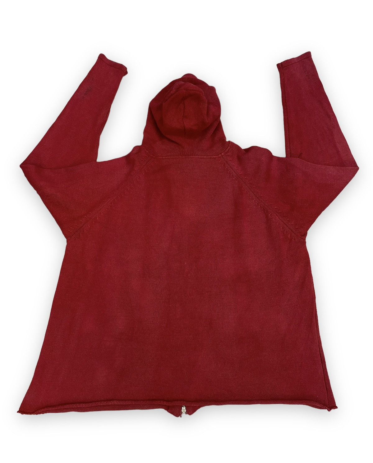 Vintage Vintage Unbranded Riri Swiss Zip Knitwear Hoodie Size US XL / EU 56 / 4 - 4 Thumbnail