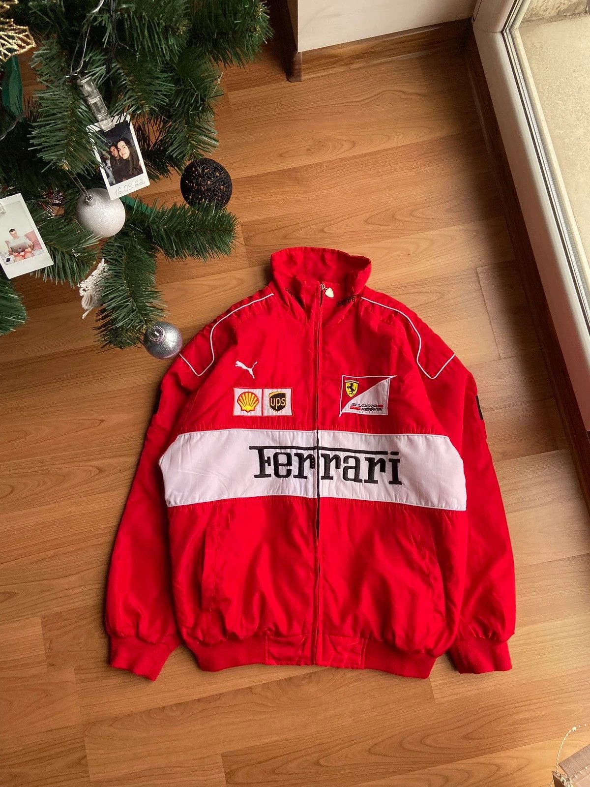 Vintage Ferrari Racing Formula One Red Light Jacket