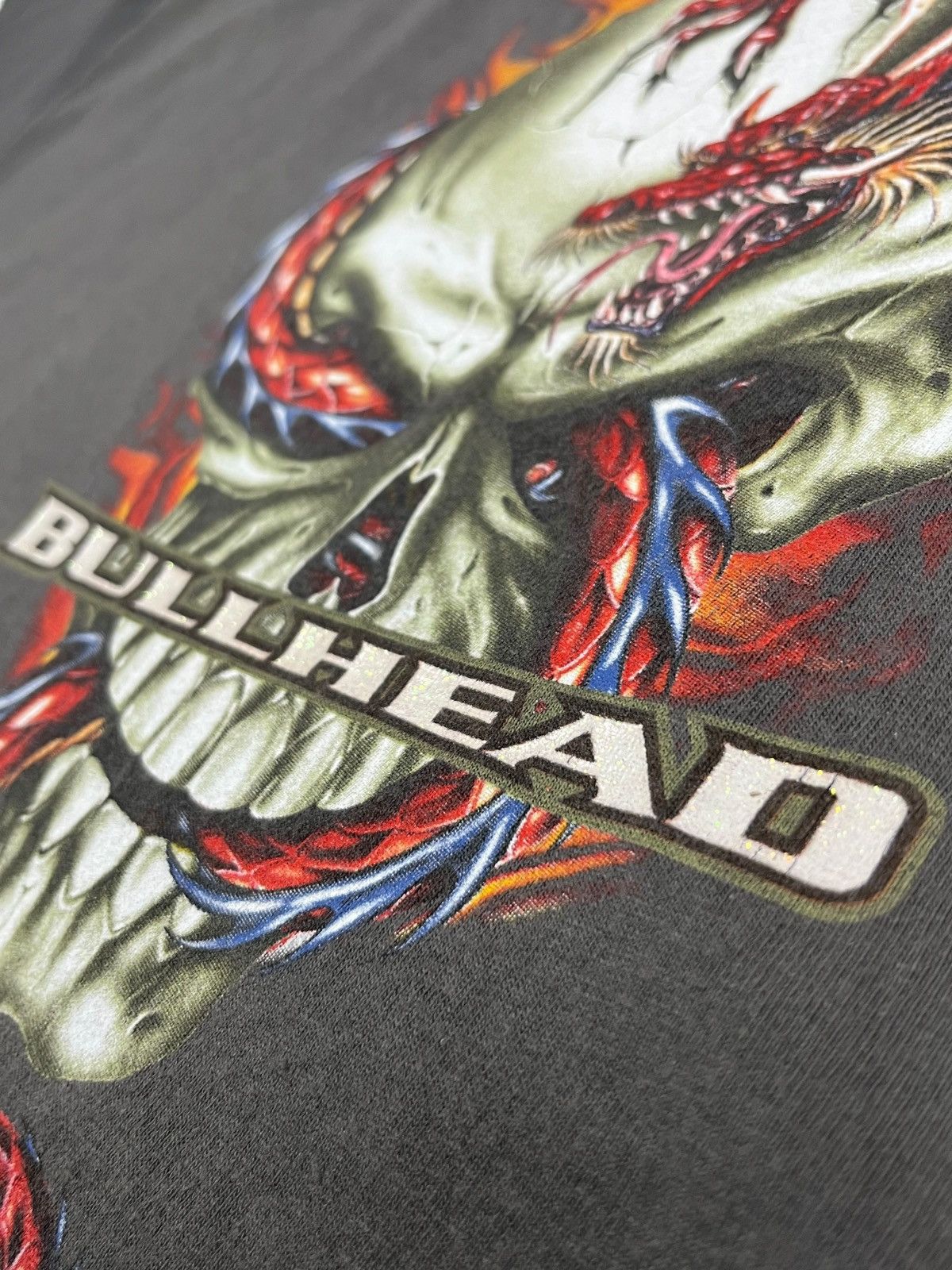 Bullhead Denim Co. Vintage Bullhead Skull T-shirt Skateboarding y2k Faded Size US XXL / EU 58 / 5 - 7 Thumbnail