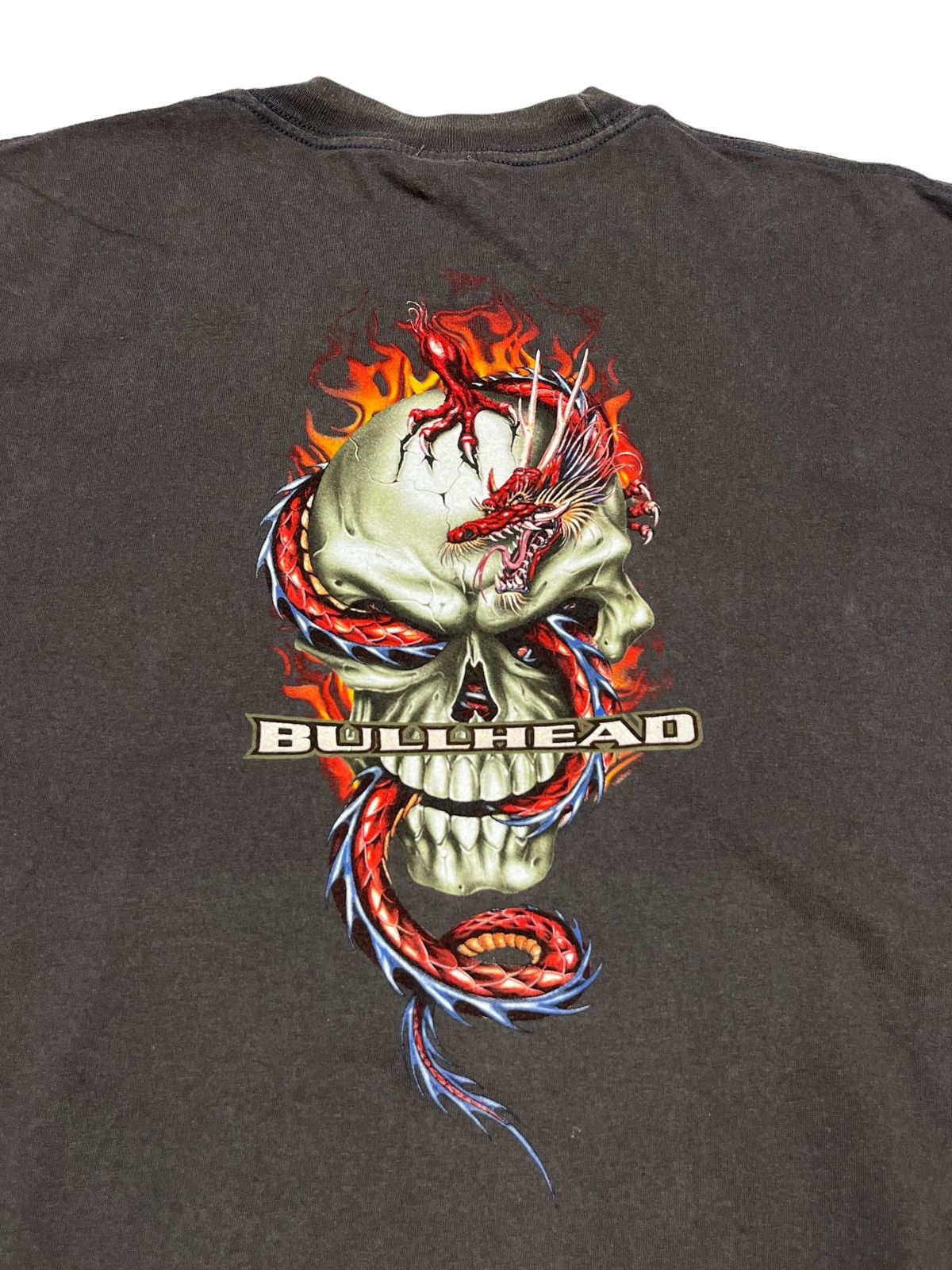 Bullhead Denim Co. Vintage Bullhead Skull T-shirt Skateboarding y2k Faded Size US XXL / EU 58 / 5 - 6 Thumbnail