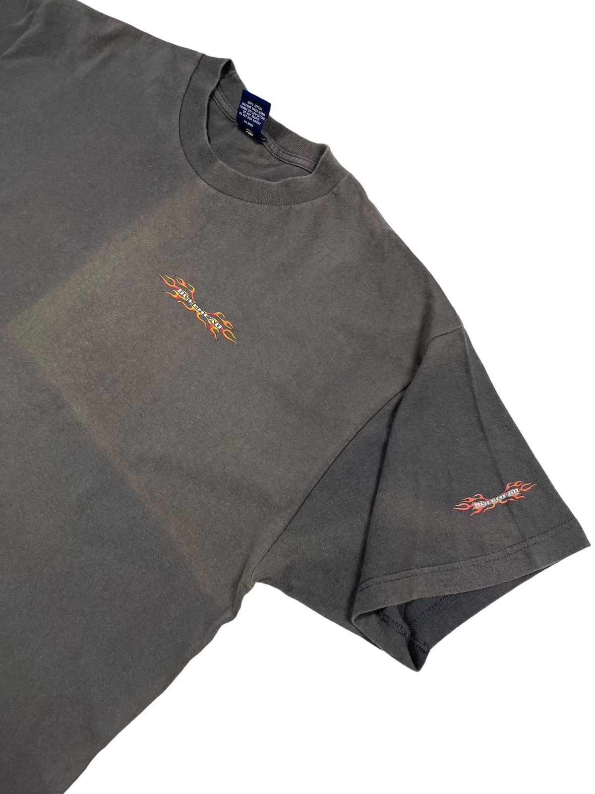 Bullhead Denim Co. Vintage Bullhead Skull T-shirt Skateboarding y2k Faded Size US XXL / EU 58 / 5 - 3 Thumbnail