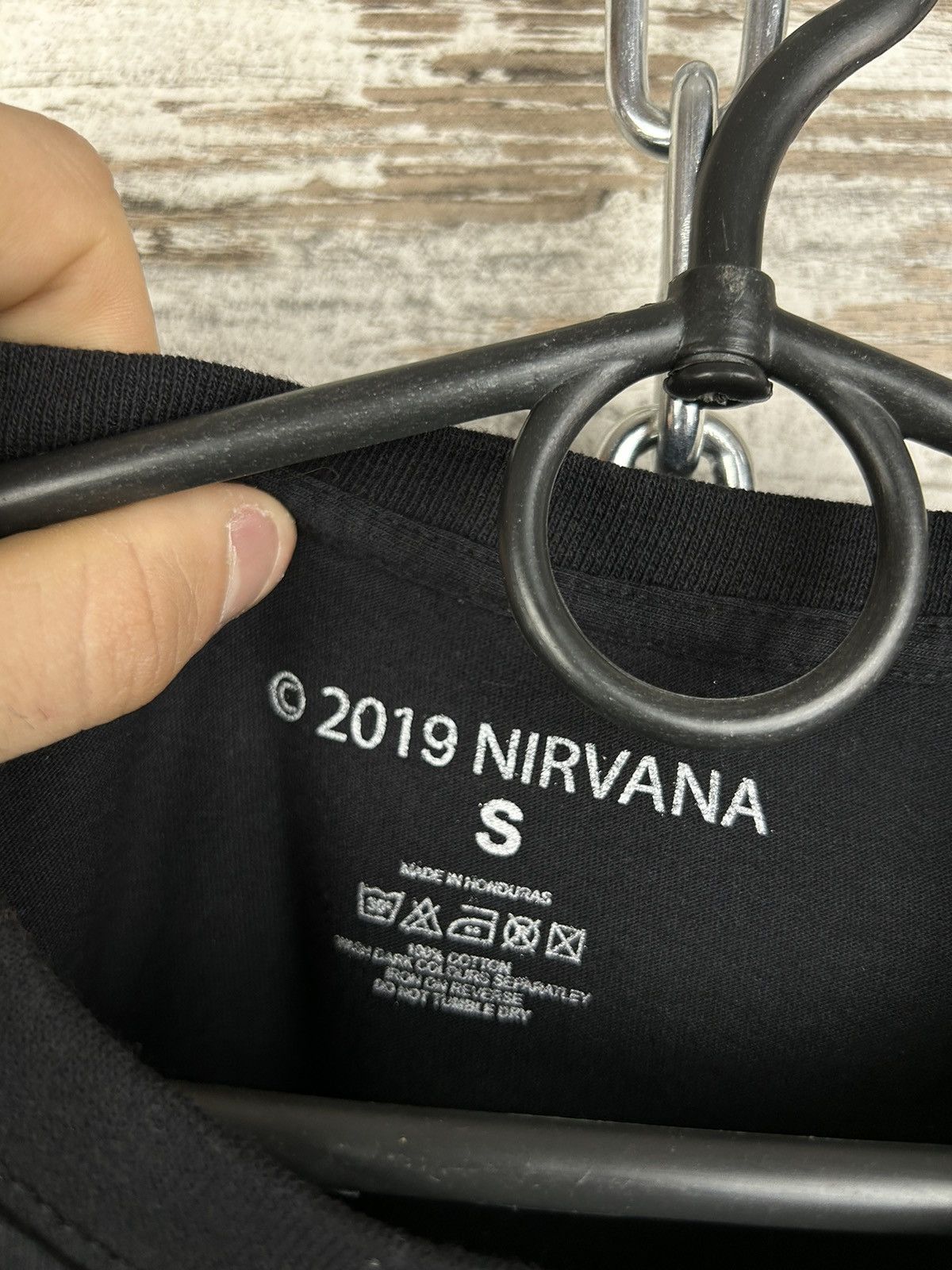 Band Tees × Nirvana Mens Vintage Nirvana Longsleeve T-shirt rock band tee Size US S / EU 44-46 / 1 - 3 Thumbnail