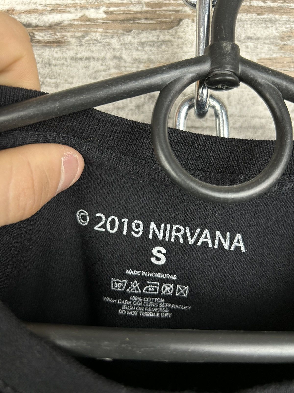 Band Tees × Nirvana Mens Vintage Nirvana Longsleeve T-shirt rock band tee Size US S / EU 44-46 / 1 - 4 Thumbnail
