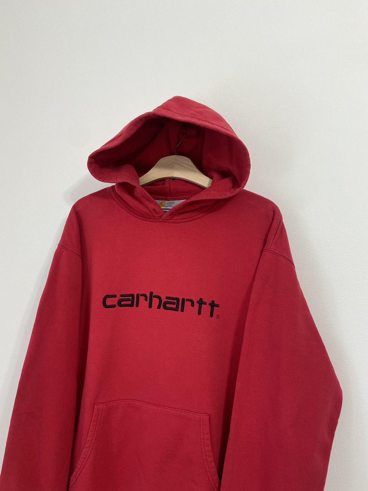 Carhartt Carhartt Vintage Hoodie Big Logo Size US XL / EU 56 / 4 - 3 Thumbnail