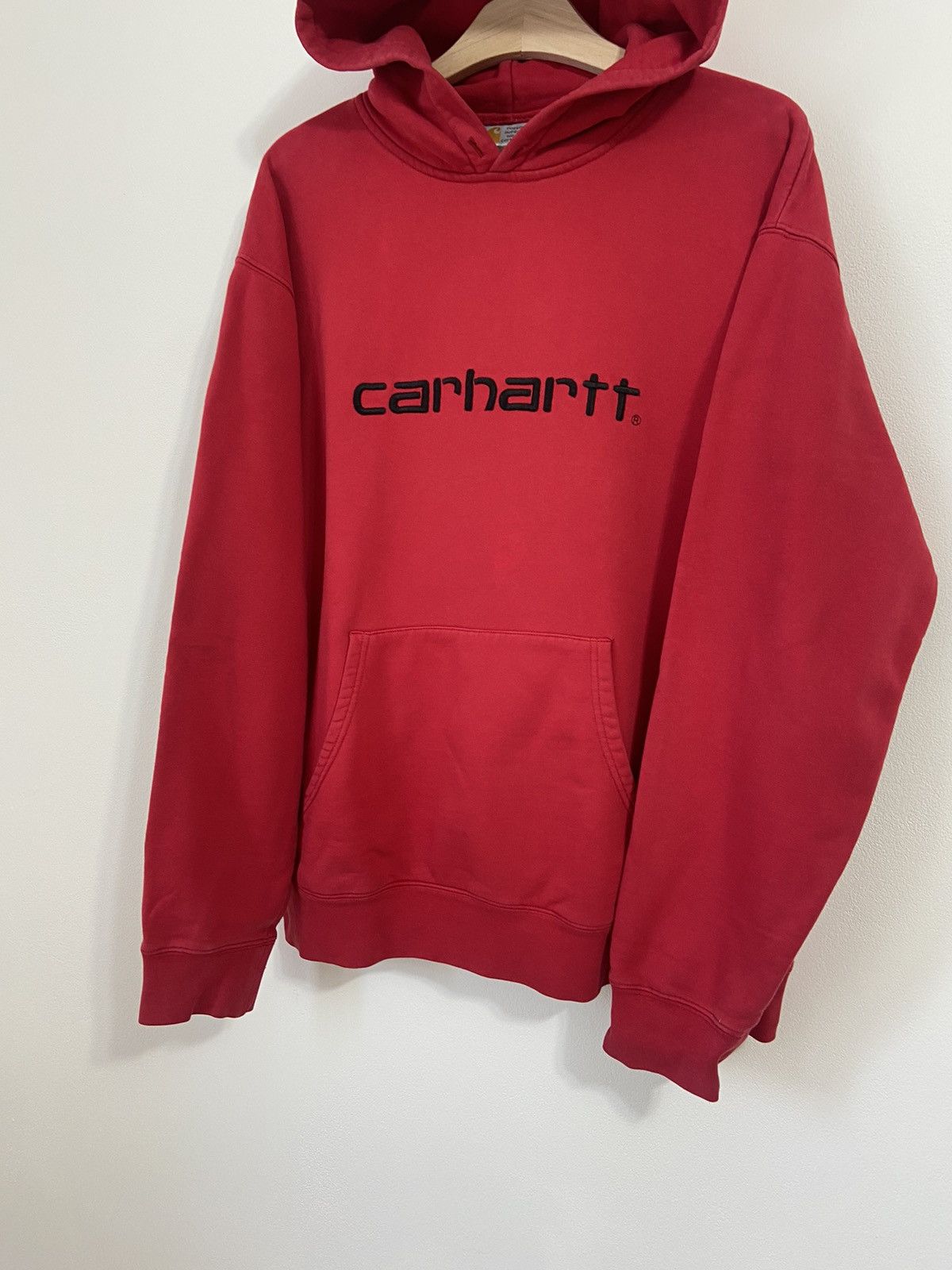 Carhartt Carhartt Vintage Hoodie Big Logo Size US XL / EU 56 / 4 - 4 Thumbnail