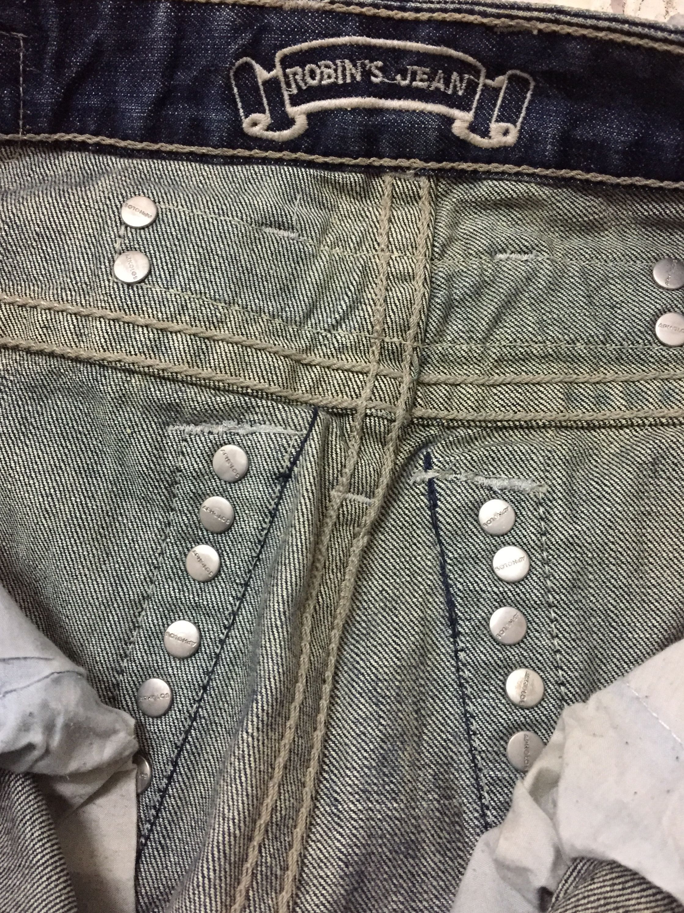 Designer × Robins Jeans Distress denim Robins Jeans by designer Robin Chretien Size US 32 / EU 48 - 10 Thumbnail