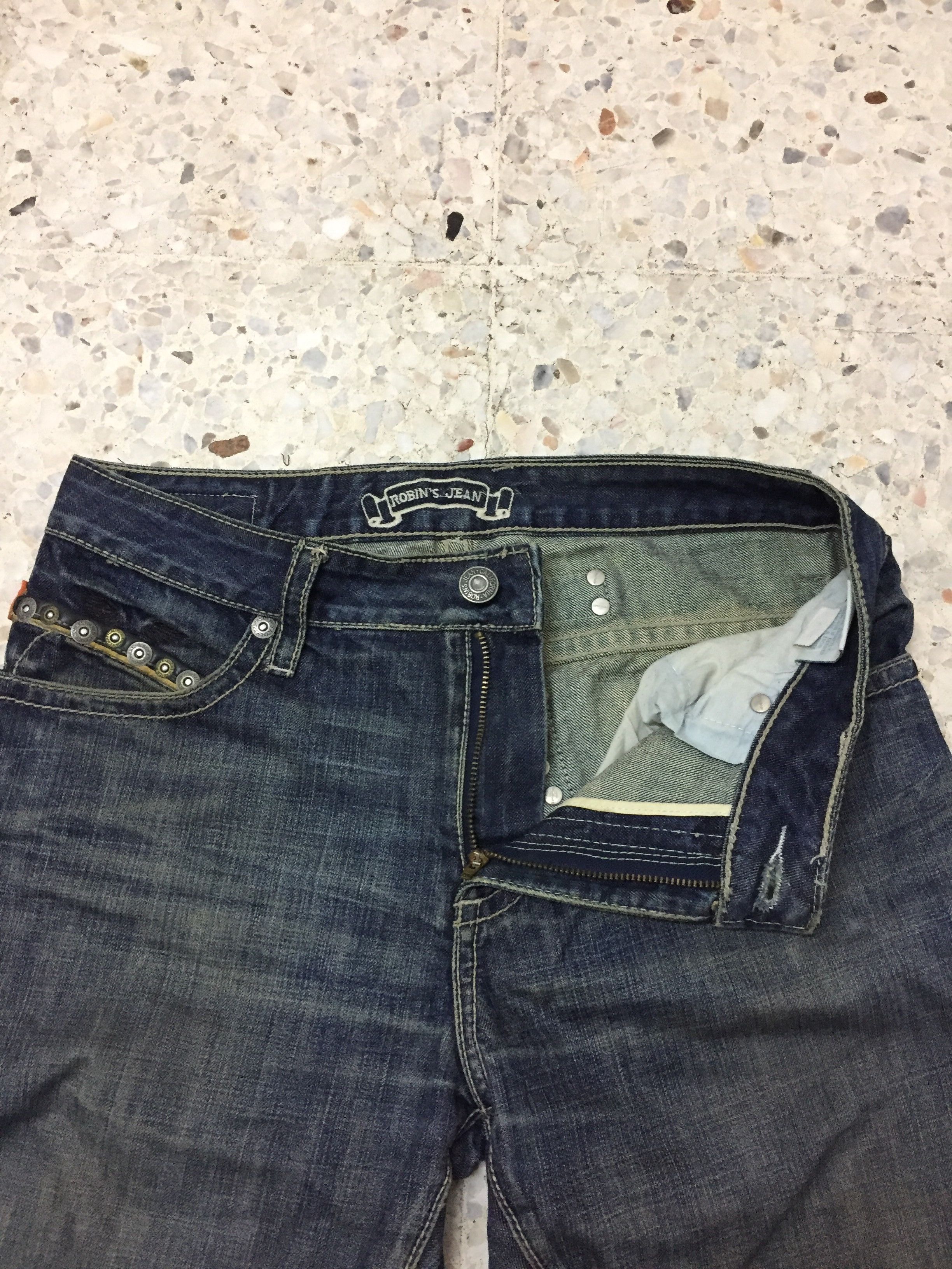 Designer × Robins Jeans Distress denim Robins Jeans by designer Robin Chretien Size US 32 / EU 48 - 3 Thumbnail