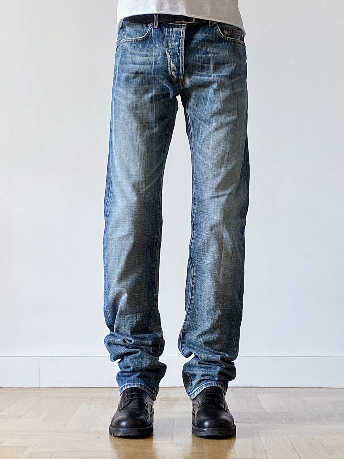 Dior Hedi Slimane Dior Homme by Hedi Slimane Blue Denim Jeans Grailed