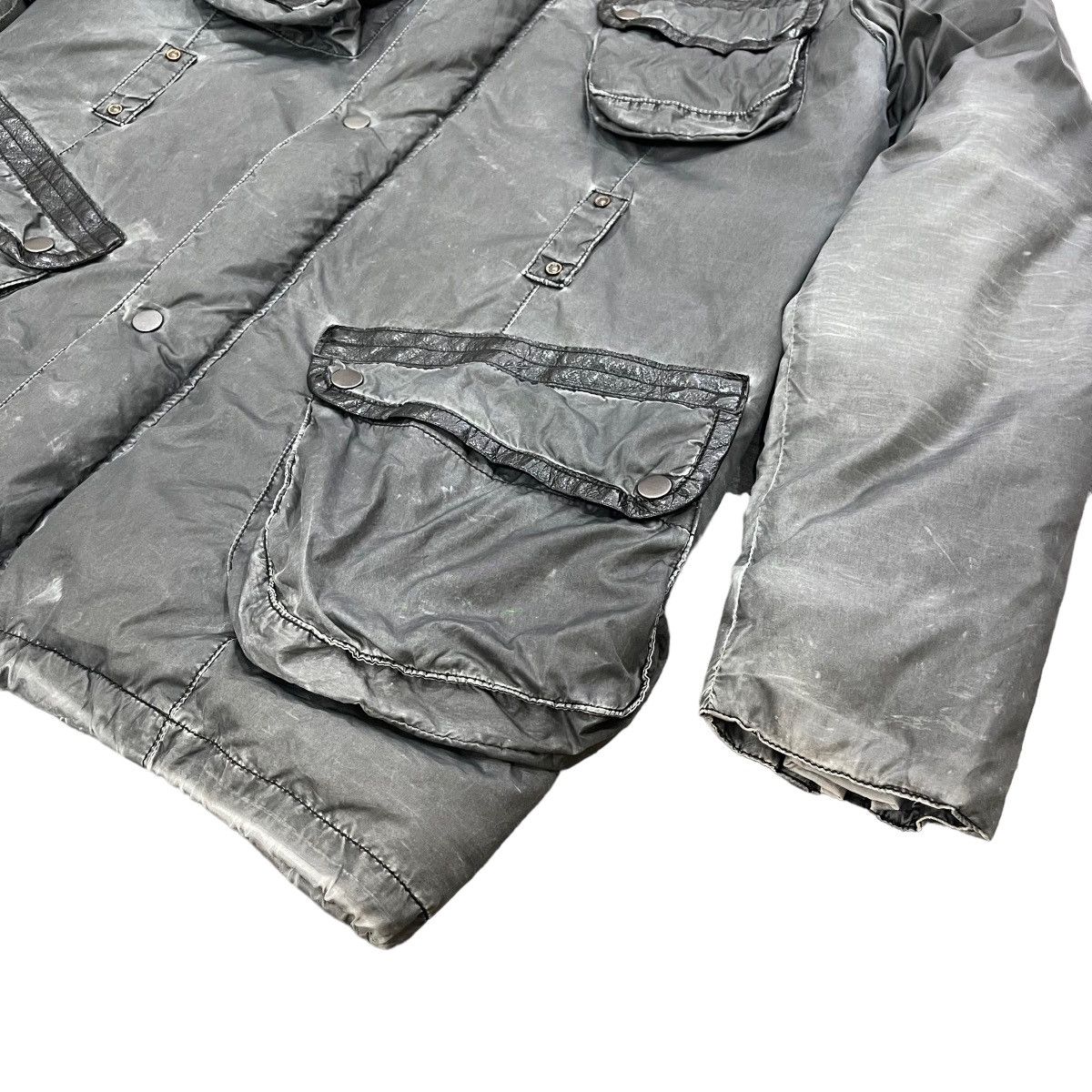 Japanese Brand RARE RESCUE SQUAD Bondage Cargo Bomber Jacket Size US L / EU 52-54 / 3 - 7 Thumbnail