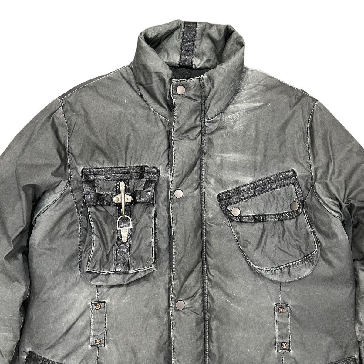 Japanese Brand RARE RESCUE SQUAD Bondage Cargo Bomber Jacket Size US L / EU 52-54 / 3 - 2 Thumbnail