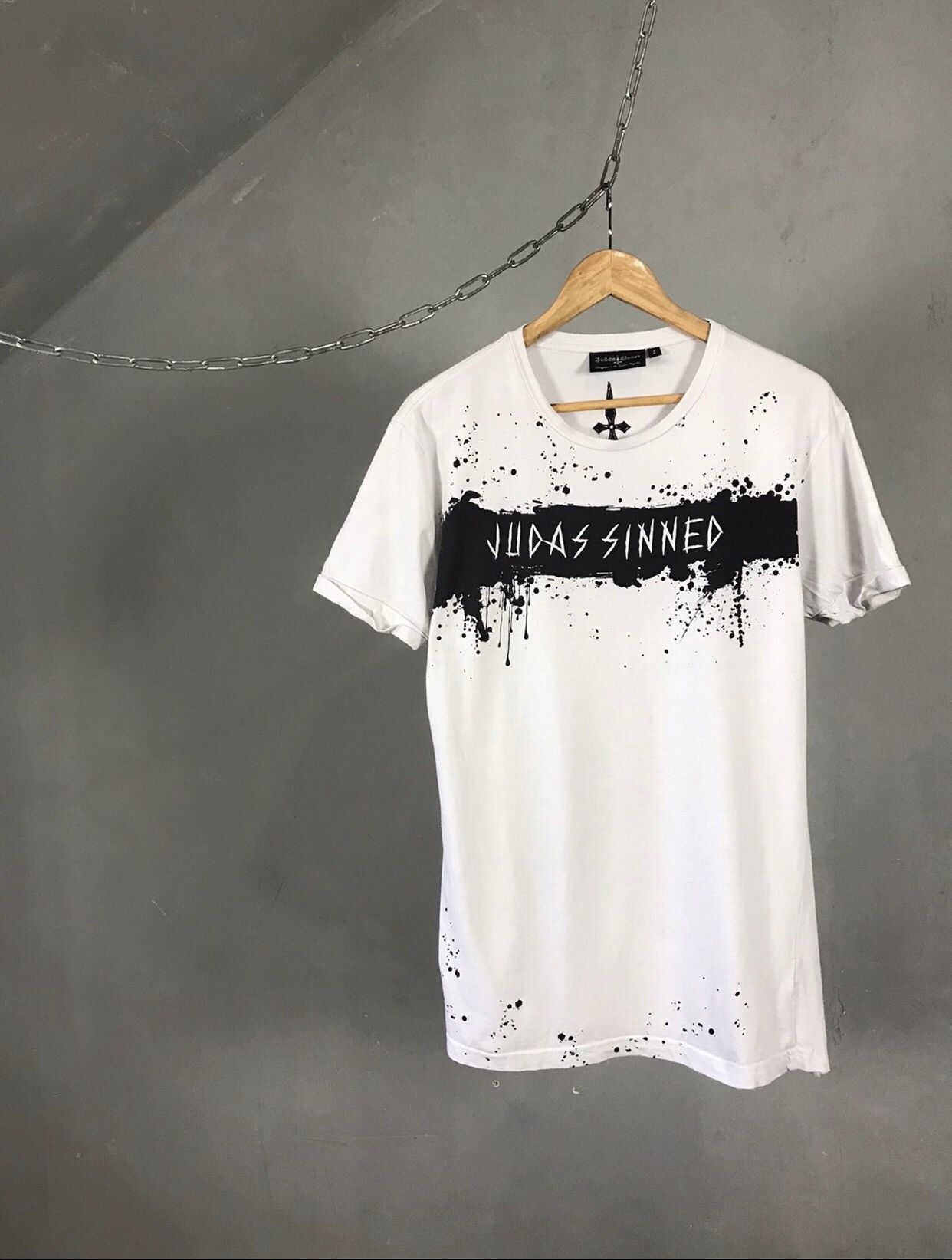Other Judas Sinned Streetwear Overpinted Tee Size US L / EU 52-54 / 3 - 1 Thumbnail