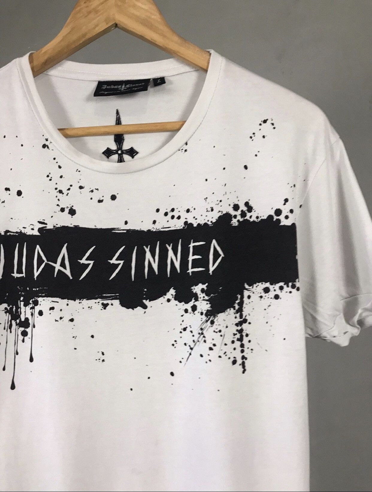 Other Judas Sinned Streetwear Overpinted Tee Size US L / EU 52-54 / 3 - 2 Thumbnail