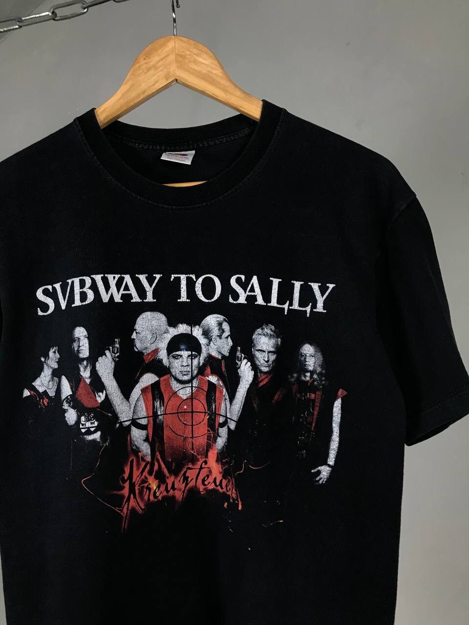 Band Tees × Vintage Sabway To Sally Kreuzfeuer Vintage Rock Band Tee Size US M / EU 48-50 / 2 - 2 Thumbnail