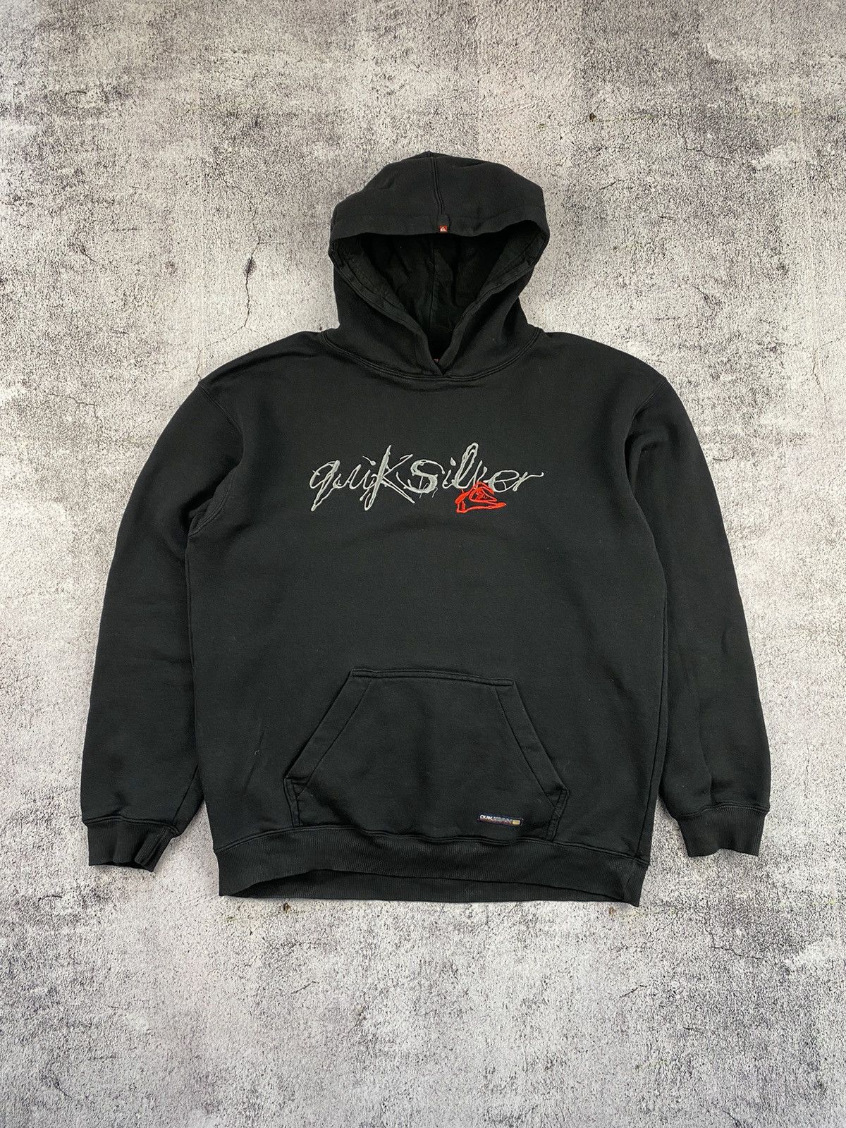 Quiksilver Vintage 90s Quiksilver Embroidered Logo hoodie Size US XXL / EU 58 / 5 - 1 Thumbnail