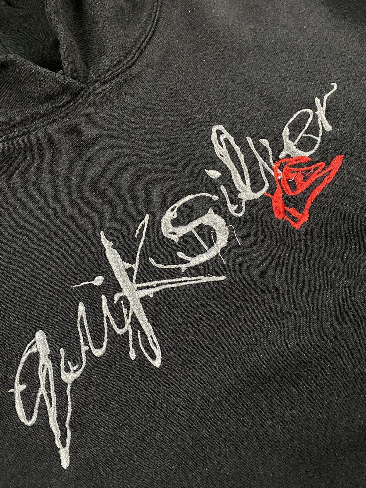 Quiksilver Vintage 90s Quiksilver Embroidered Logo hoodie Size US XXL / EU 58 / 5 - 3 Thumbnail