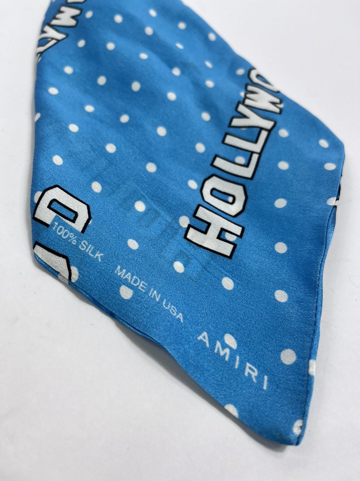 Amiri AMIRI HOLLYWOOD POLKA SILK BANDANA KEY FOB RING ONE SIZE Size ONE SIZE - 3 Thumbnail