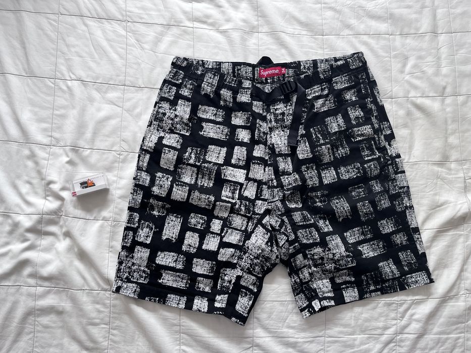 Supreme Supreme Block Print Belted Shorts | Grailed