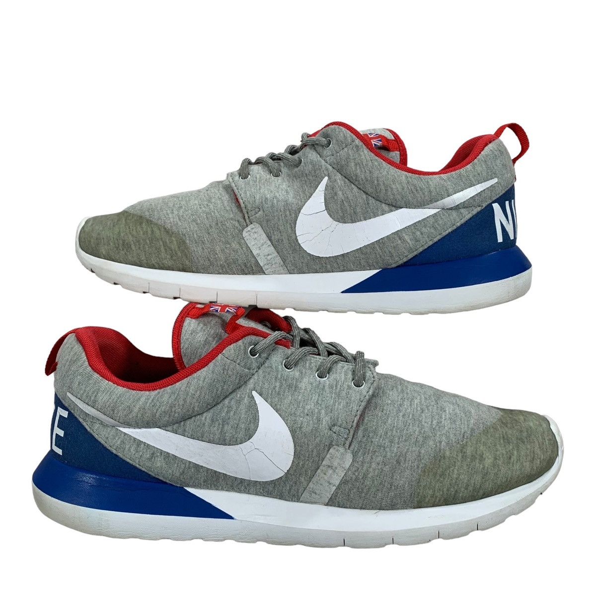 Nike Roshe Run Nm W Sp Great Britain Flag Gray 2014 Sneakers