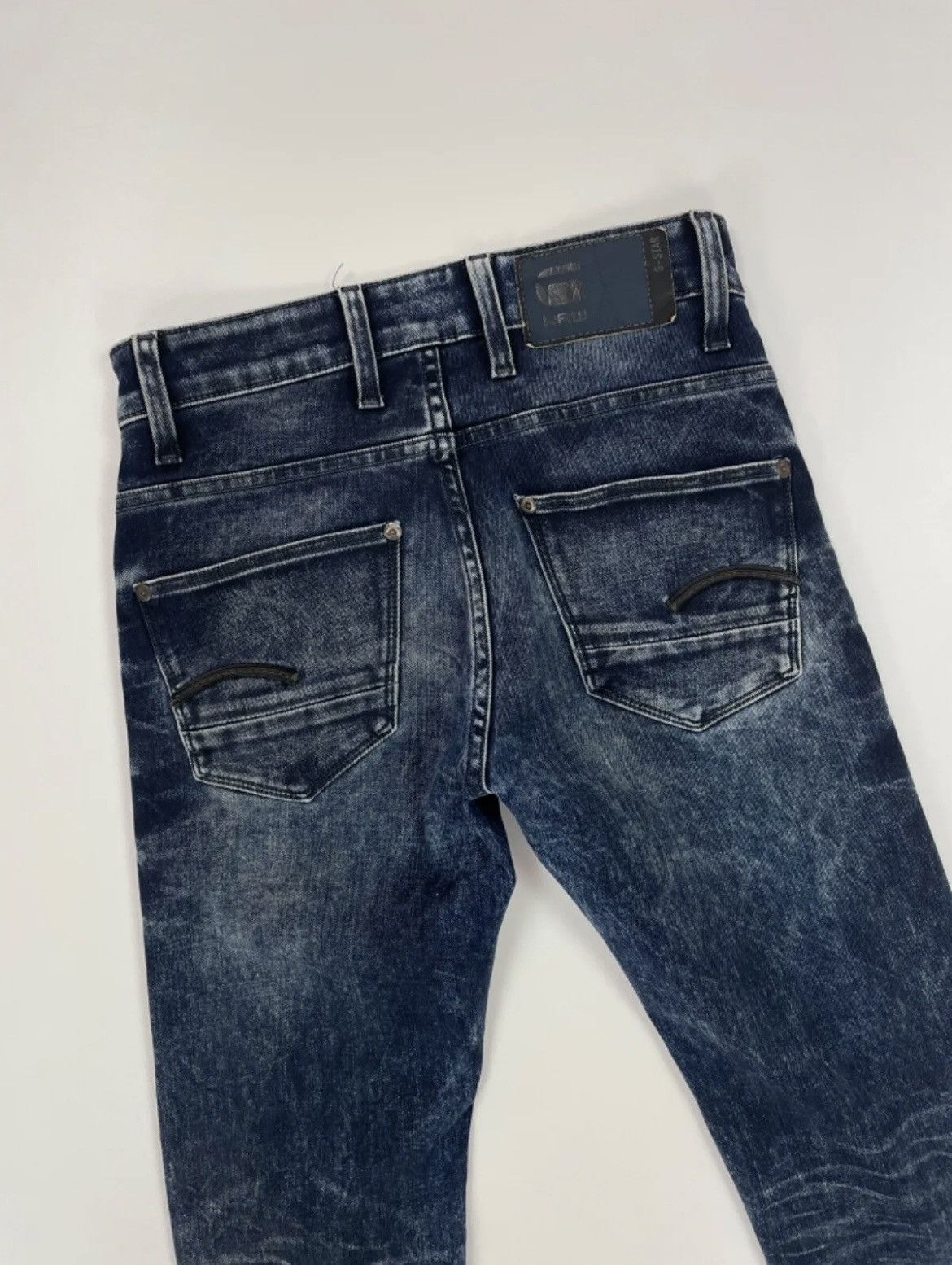 G-Star G-star RAW REVEND SUPER SLIM WOMENS WASHED JEANS size 26x32 Size 26" / US 2 / IT 38 - 10 Thumbnail