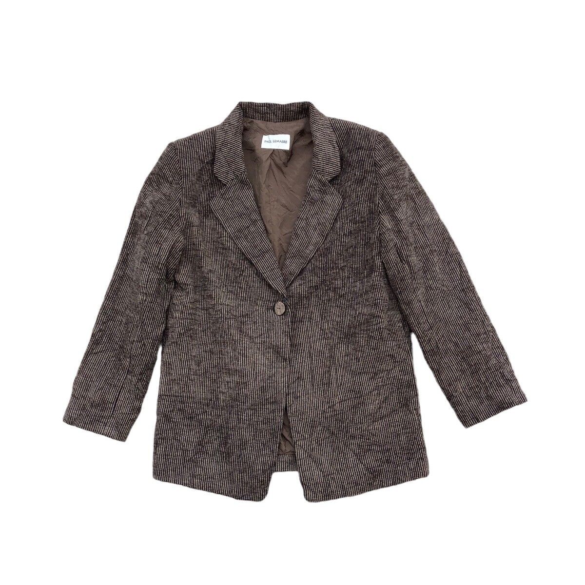 Archival Clothing PAUL LEMAIRE Corduroy Blazer Coat Size M / US 6-8 / IT 42-44 - 1 Preview