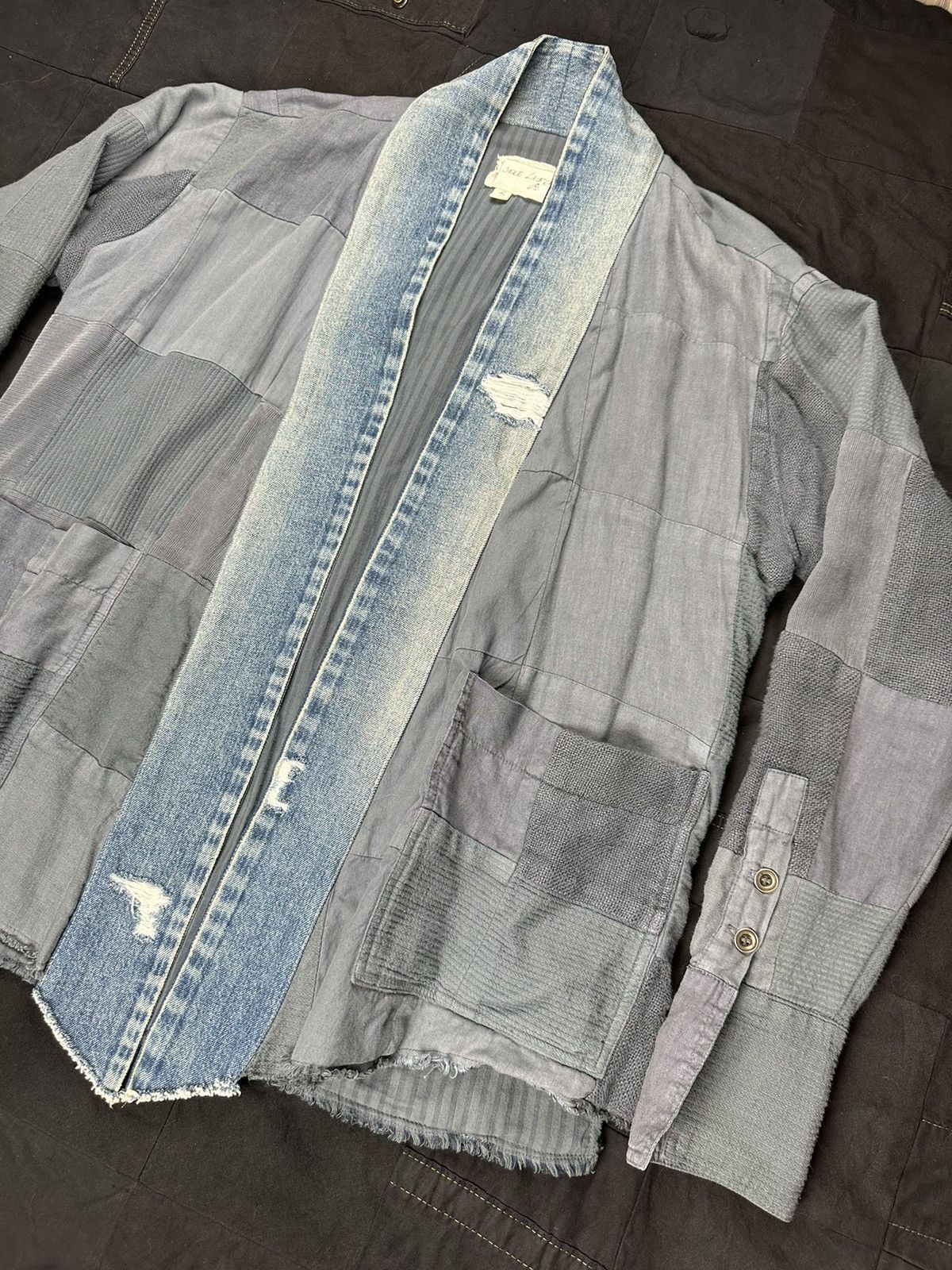 Linen Scrapwork Kimono