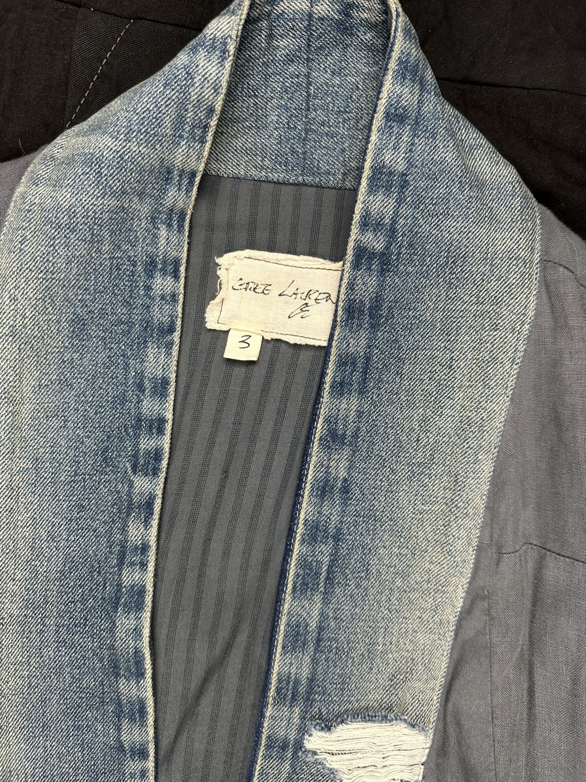Linen Scrapwork Kimono