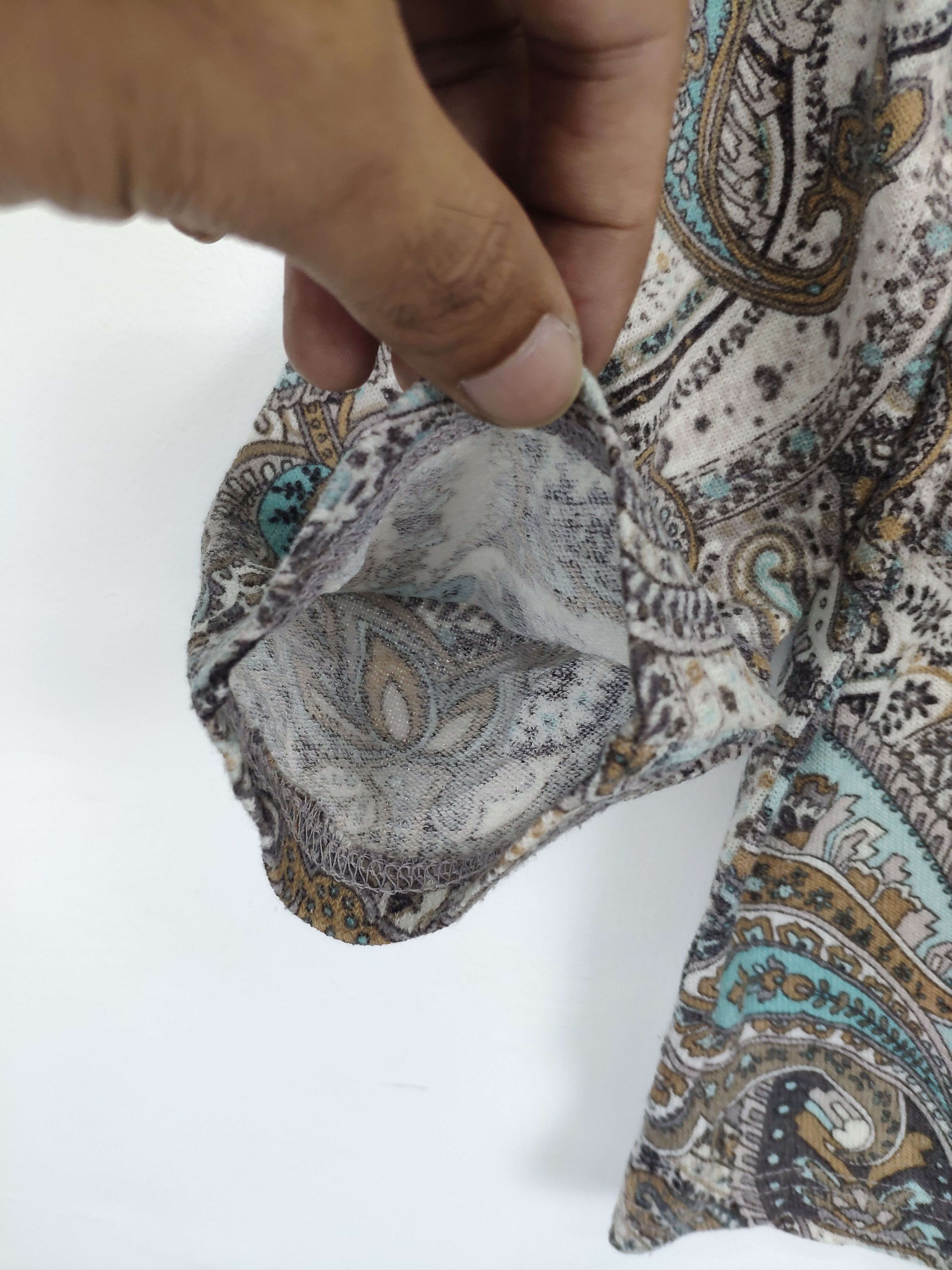 Aran Isles Knitwear × Vintage Vintage Long Sleeve Paisley Shirt Japanese Brand Size M / US 6-8 / IT 42-44 - 5 Thumbnail
