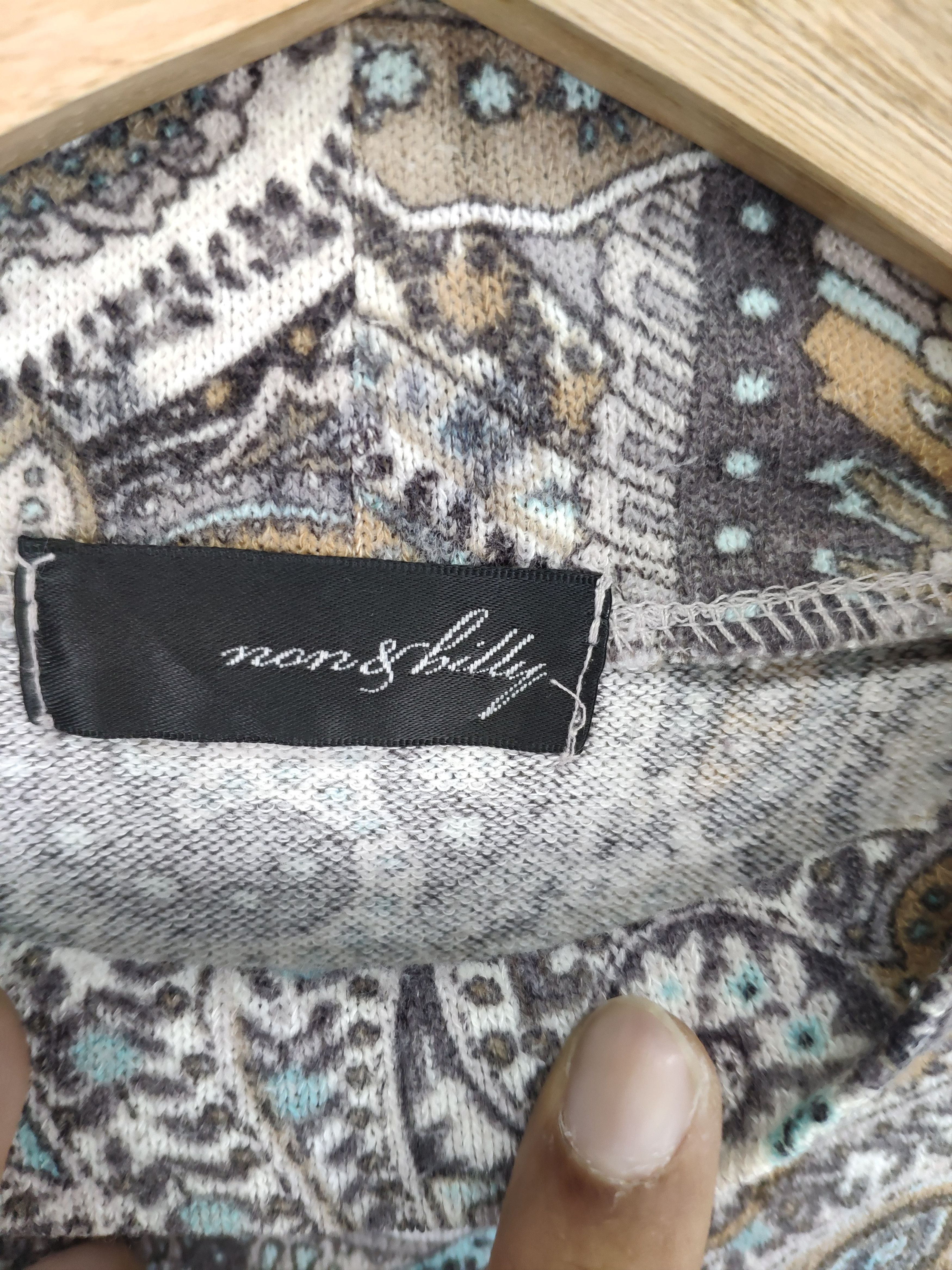 Aran Isles Knitwear × Vintage Vintage Long Sleeve Paisley Shirt Japanese Brand Size M / US 6-8 / IT 42-44 - 8 Thumbnail