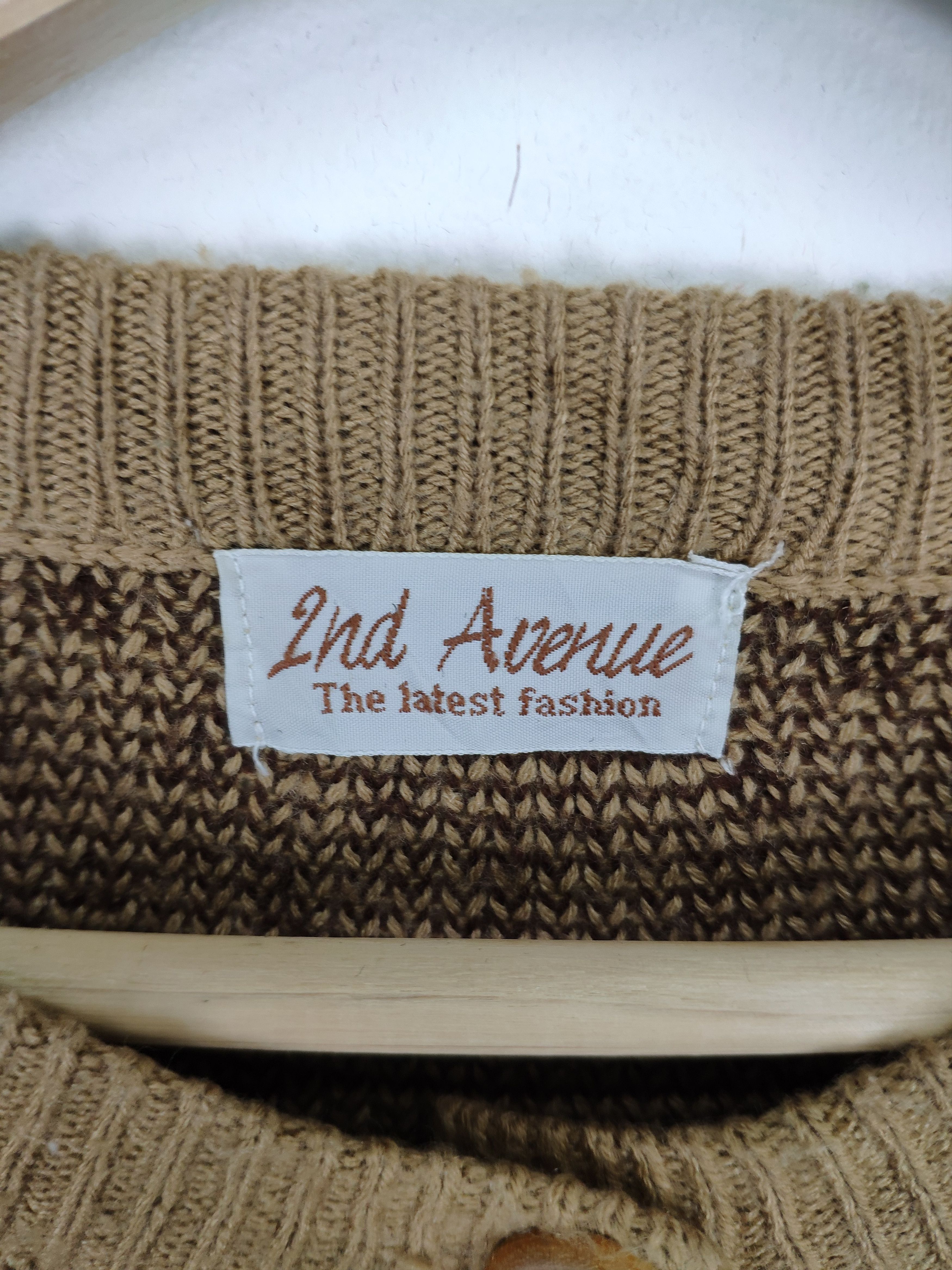 Aran Isles Knitwear × Japanese Brand Vintage Wool Knit Cardigan Sweater Native Style Size M / US 6-8 / IT 42-44 - 9 Thumbnail