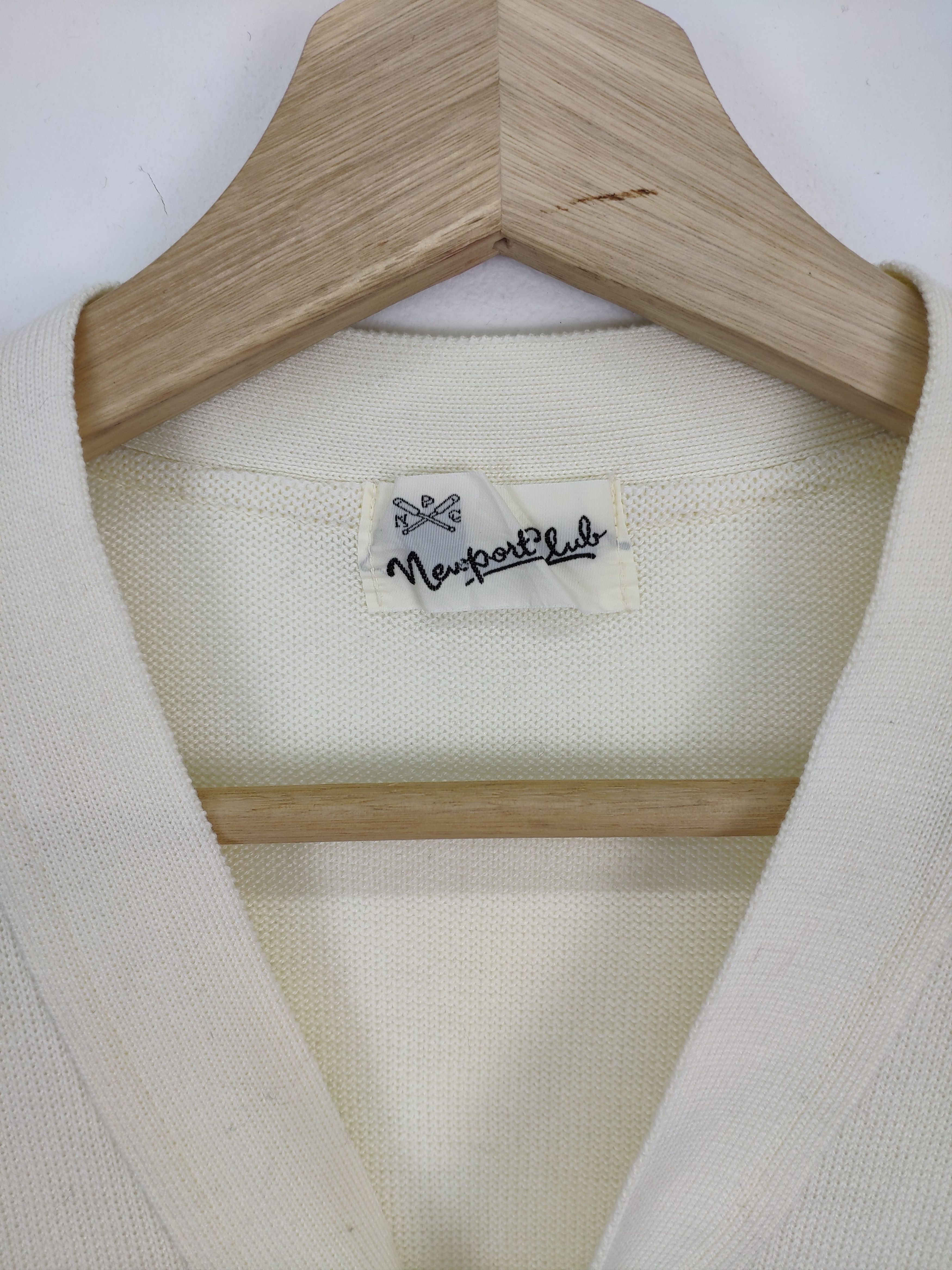 Aran Isles Knitwear × Japanese Brand Vintage Knit Cardigan Sweater by Newportclub Size US M / EU 48-50 / 2 - 11 Thumbnail