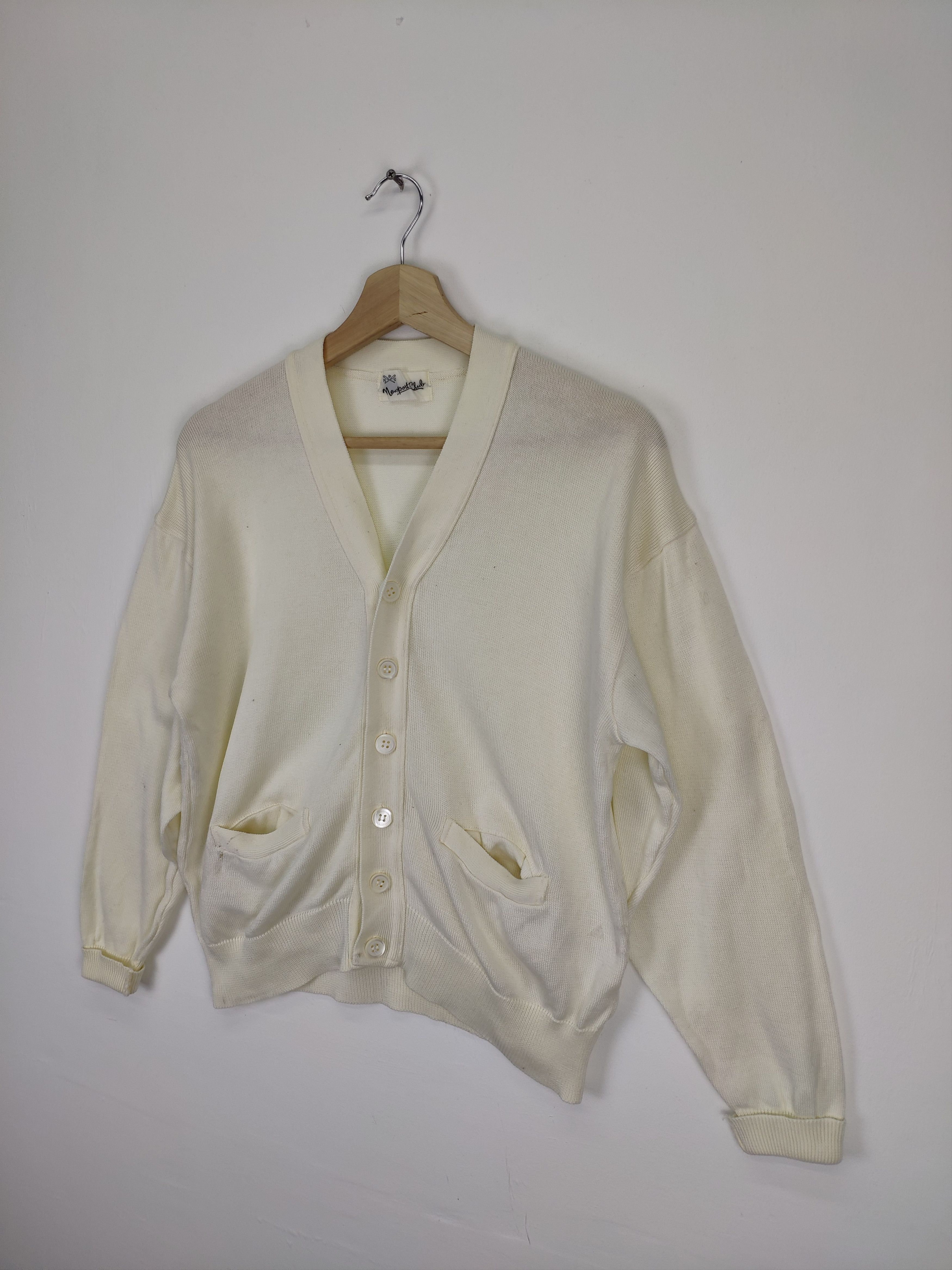 Aran Isles Knitwear × Japanese Brand Vintage Knit Cardigan Sweater by Newportclub Size US M / EU 48-50 / 2 - 2 Thumbnail