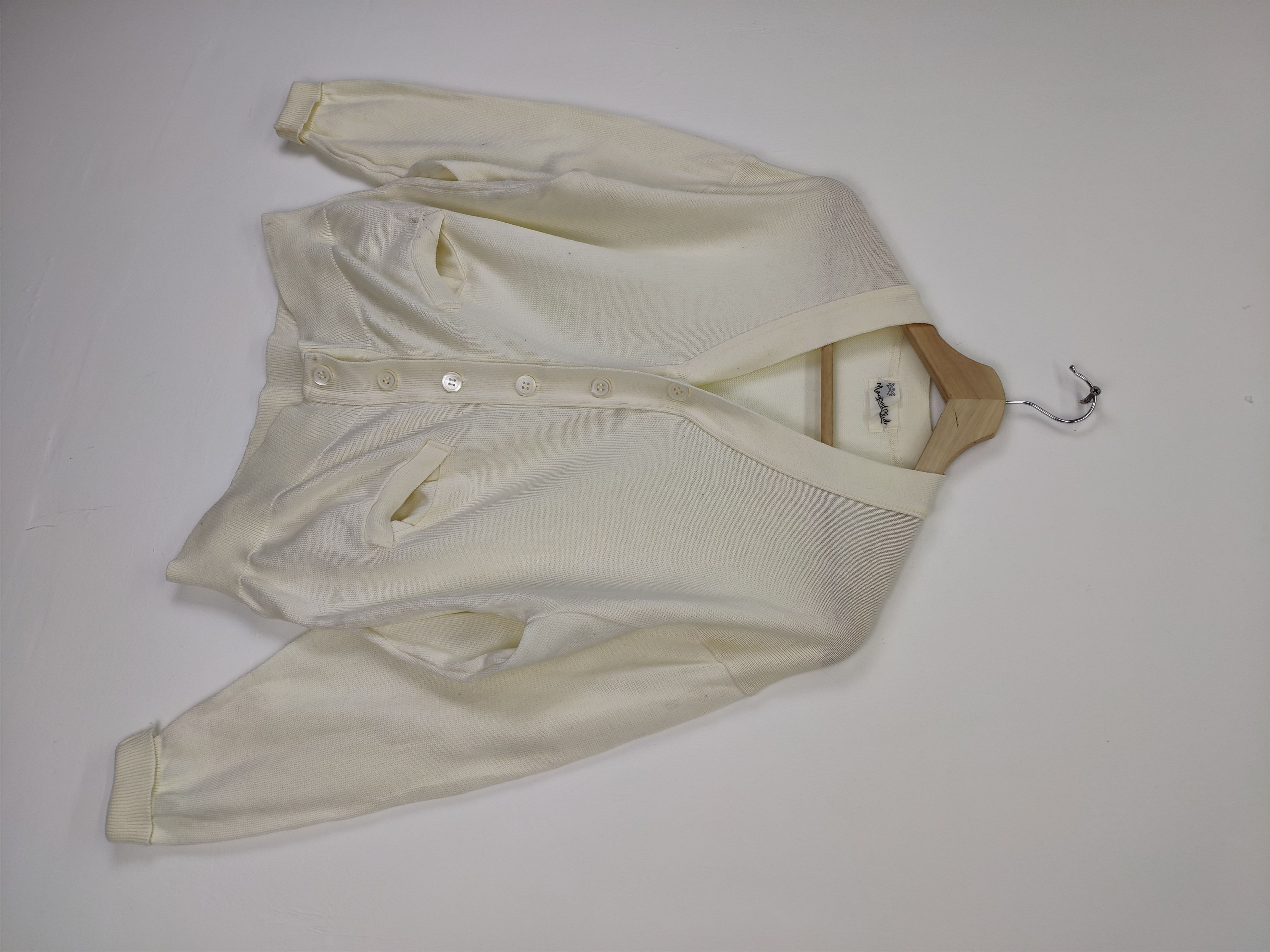 Aran Isles Knitwear × Japanese Brand Vintage Knit Cardigan Sweater by Newportclub Size US M / EU 48-50 / 2 - 2 Thumbnail