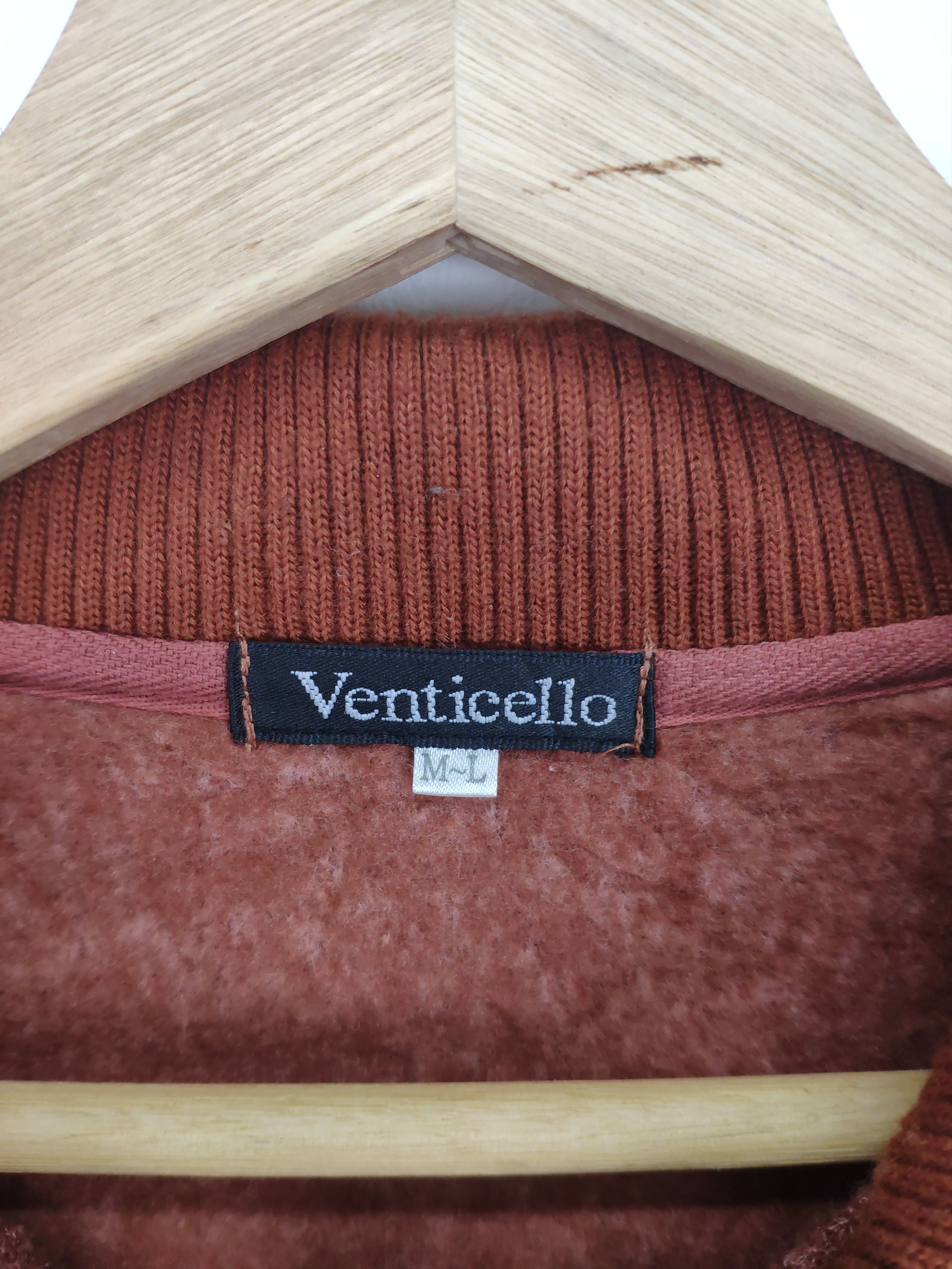 Japanese Brand × Vintage Vintage Knit Polo Shirt Long Sleeve by VENTICELLO Size US M / EU 48-50 / 2 - 9 Thumbnail