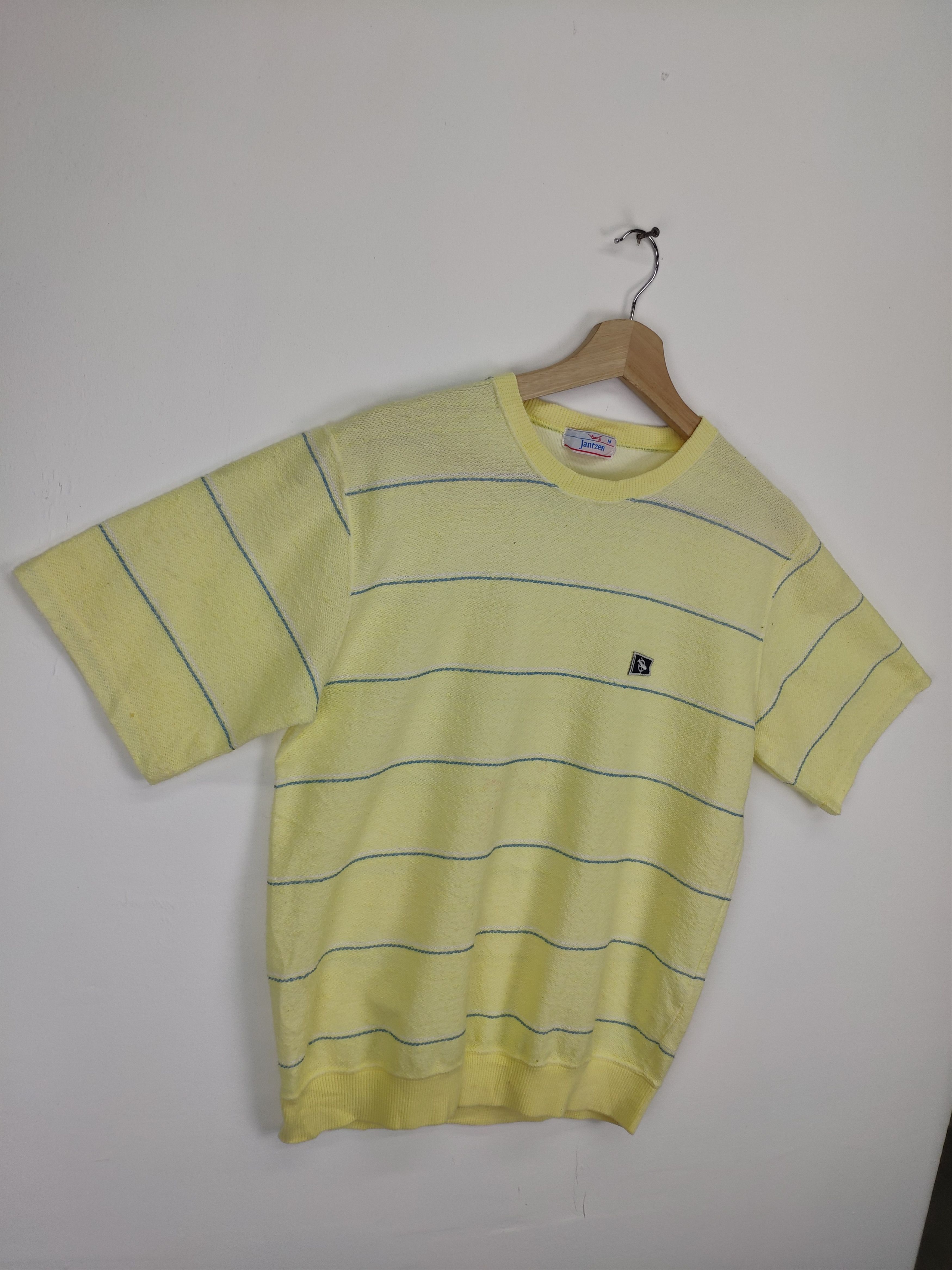 Jantzen × Vintage Vintage Jantzen Knit Sweater Short Sleeve Shirt Size US M / EU 48-50 / 2 - 3 Thumbnail