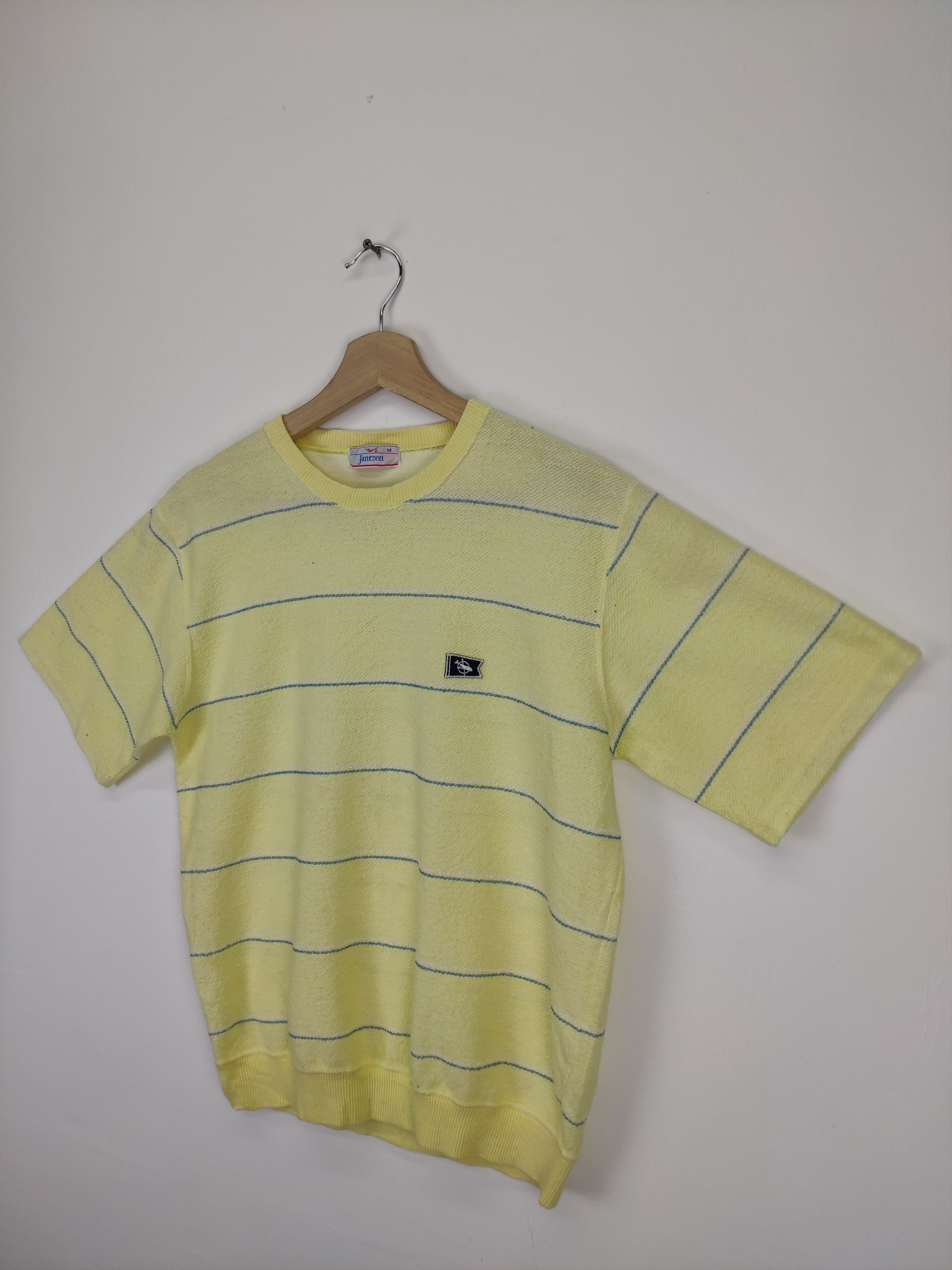 Jantzen × Vintage Vintage Jantzen Knit Sweater Short Sleeve Shirt Size US M / EU 48-50 / 2 - 2 Thumbnail