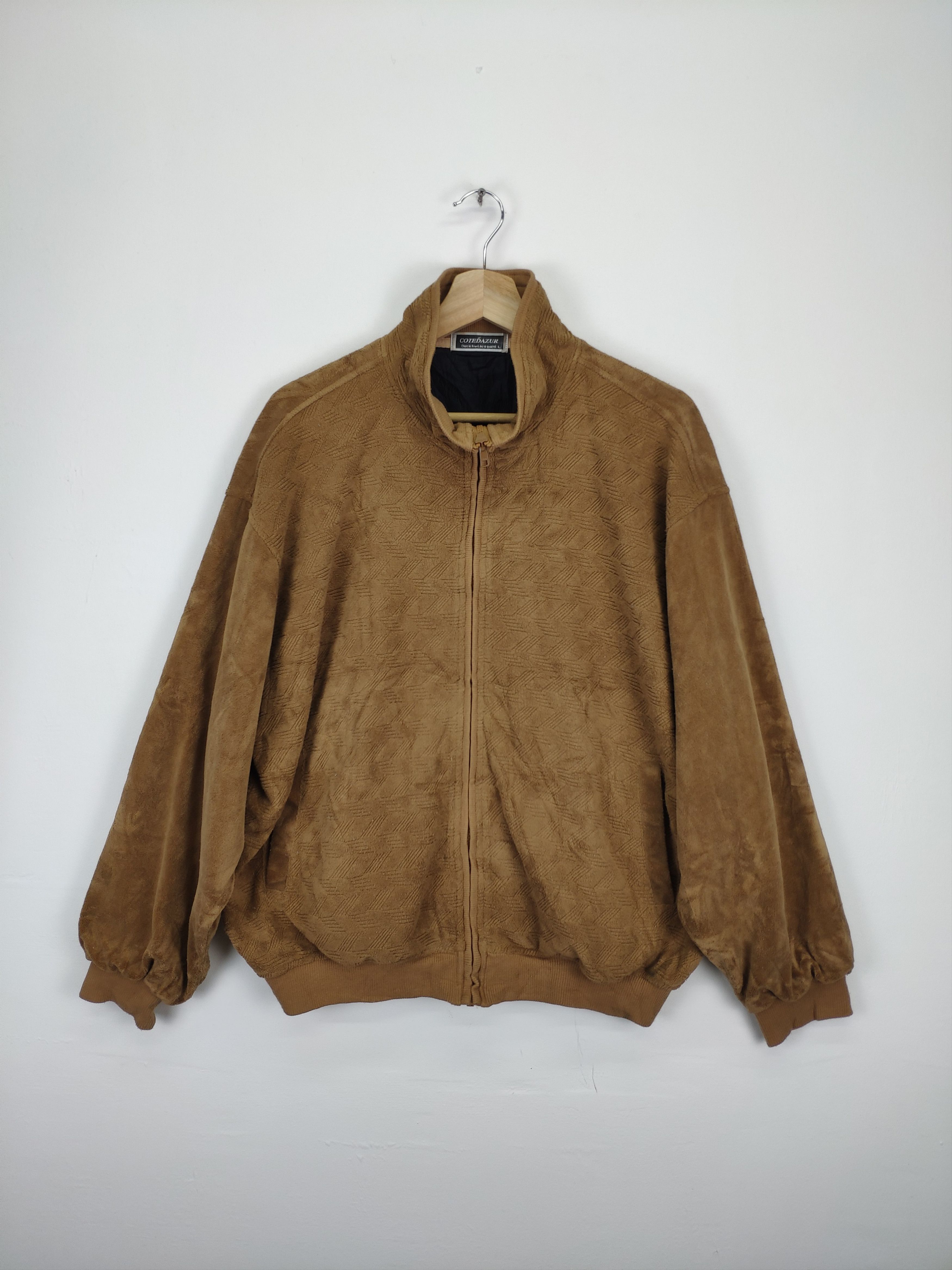 Japanese Brand × Vintage Vintage Velvet Jacket by COTEDAZUR Size US L / EU 52-54 / 3 - 1 Thumbnail