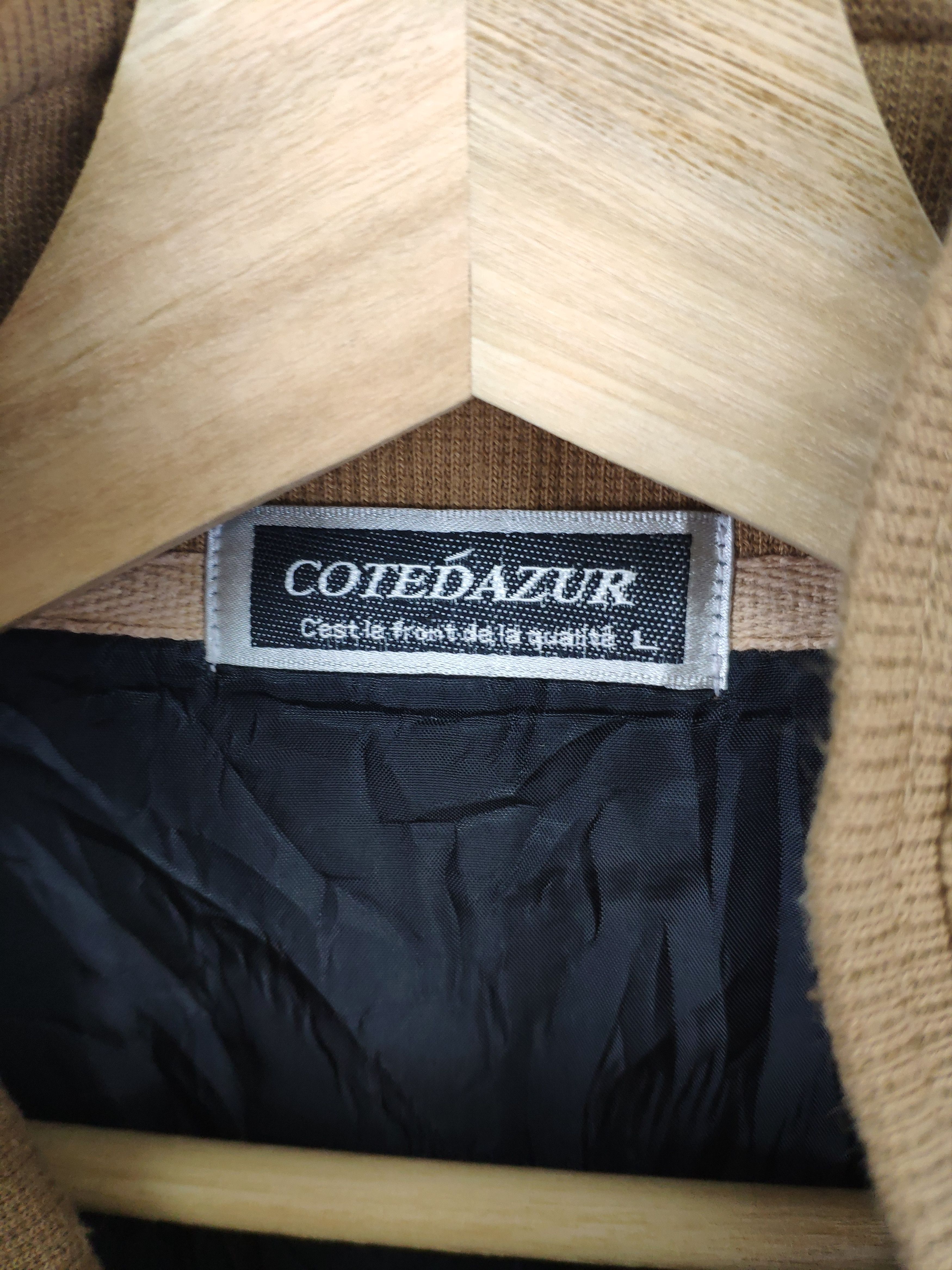 Japanese Brand × Vintage Vintage Velvet Jacket by COTEDAZUR Size US L / EU 52-54 / 3 - 11 Thumbnail