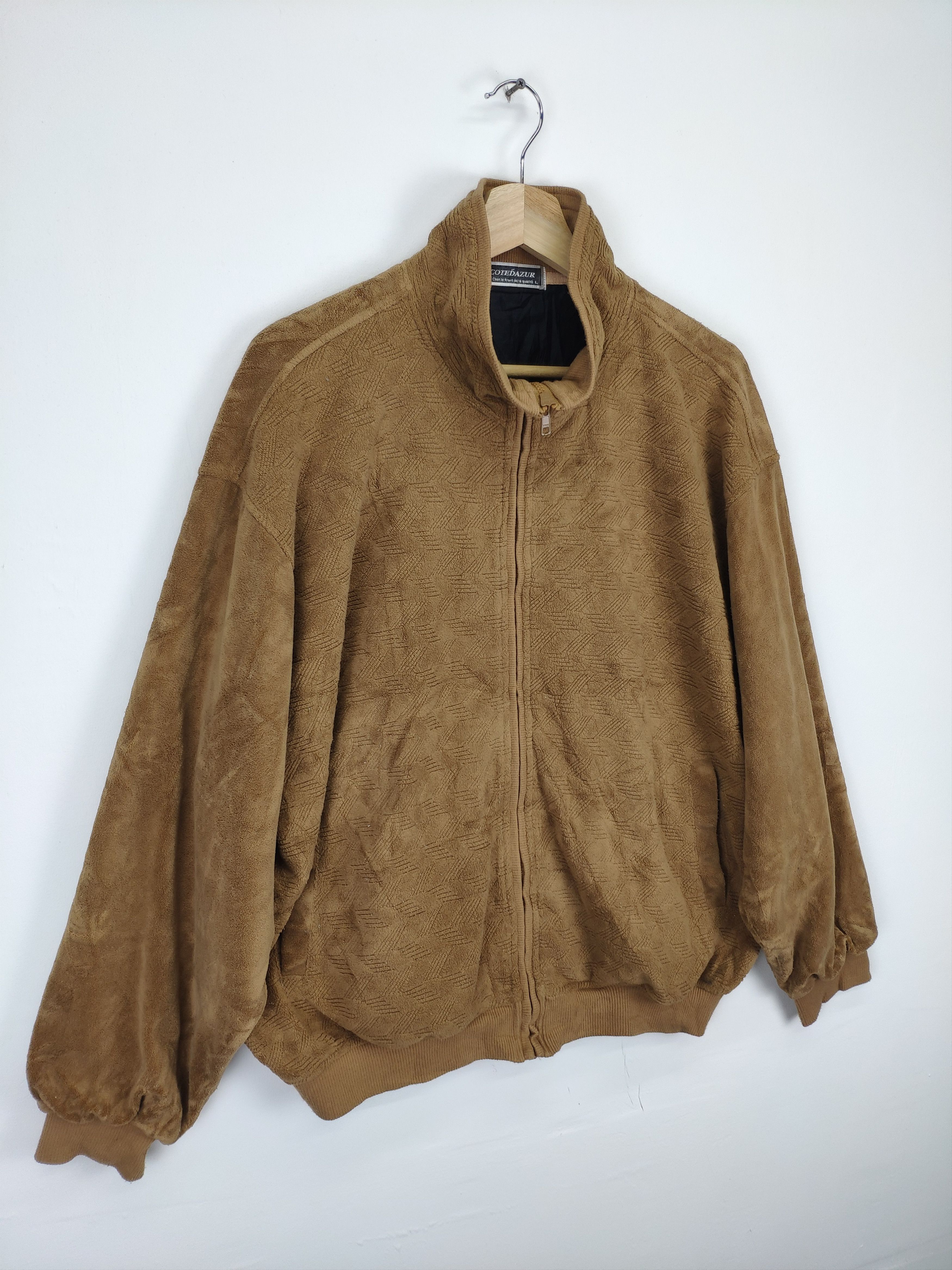 Japanese Brand × Vintage Vintage Velvet Jacket by COTEDAZUR Size US L / EU 52-54 / 3 - 3 Thumbnail