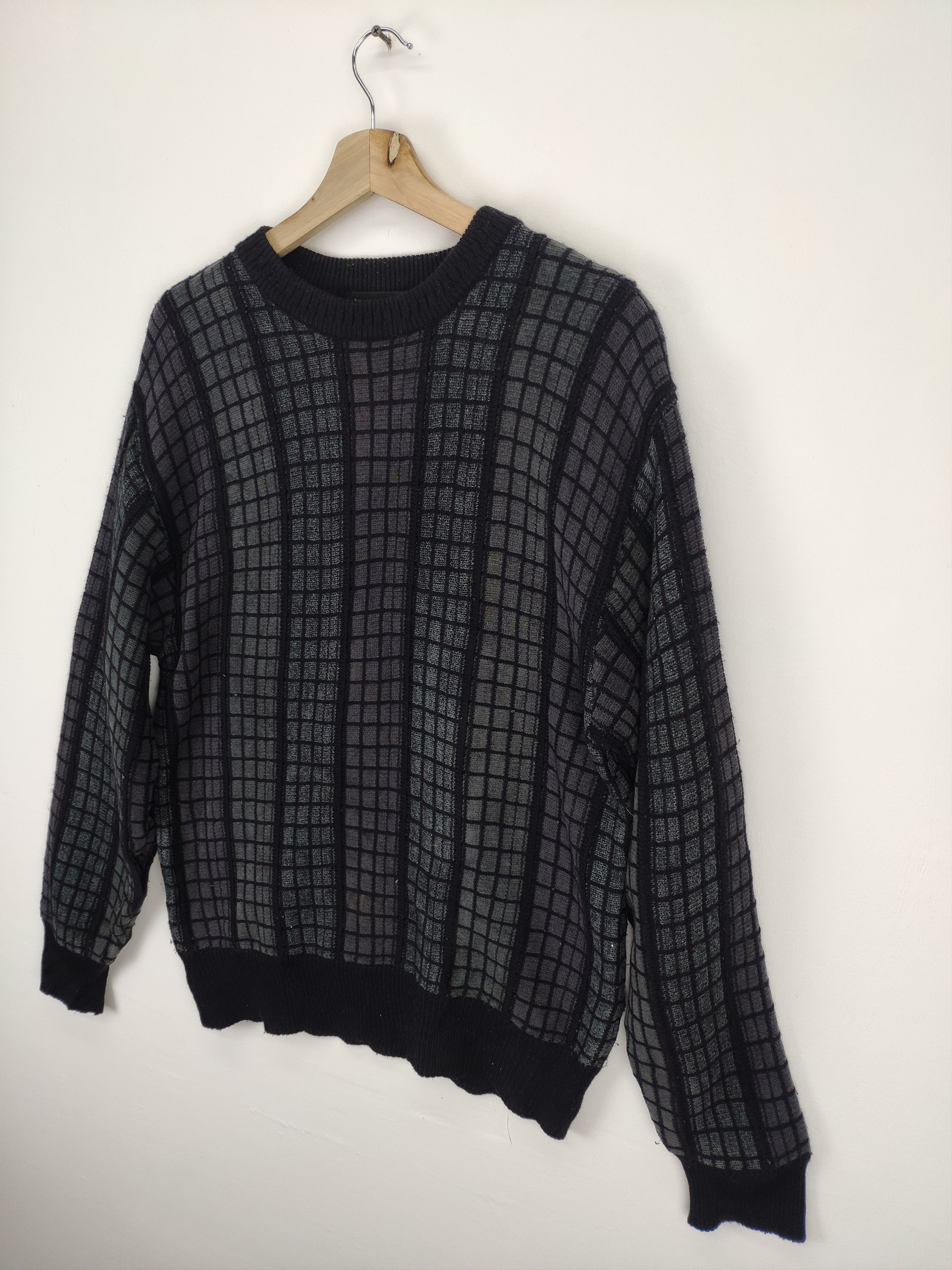 Aran Isles Knitwear × Japanese Brand × Vintage Vintage Wool Knit Sweater Crewneck by RINALD Size US M / EU 48-50 / 2 - 2 Thumbnail