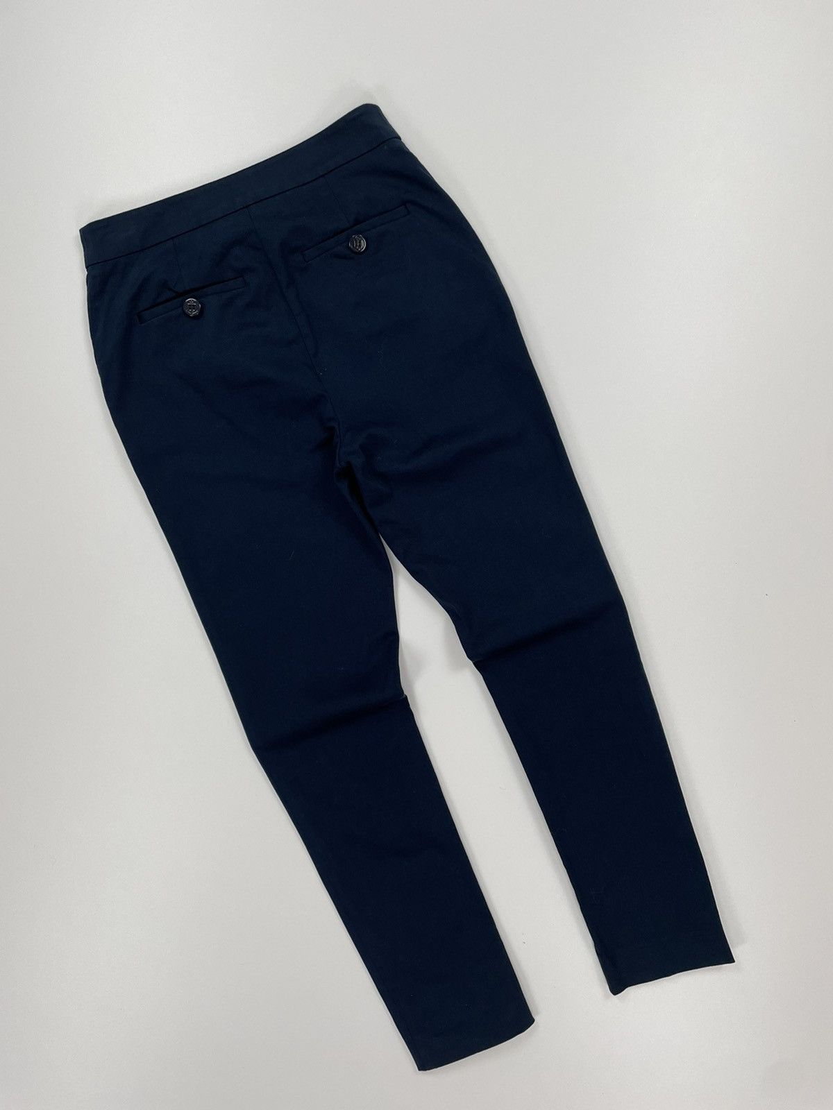 RED Valentino RED VALENTINO WOMENS BLUE cotton dress pants size 40 Size 27" / US 4 / IT 40 - 12 Thumbnail
