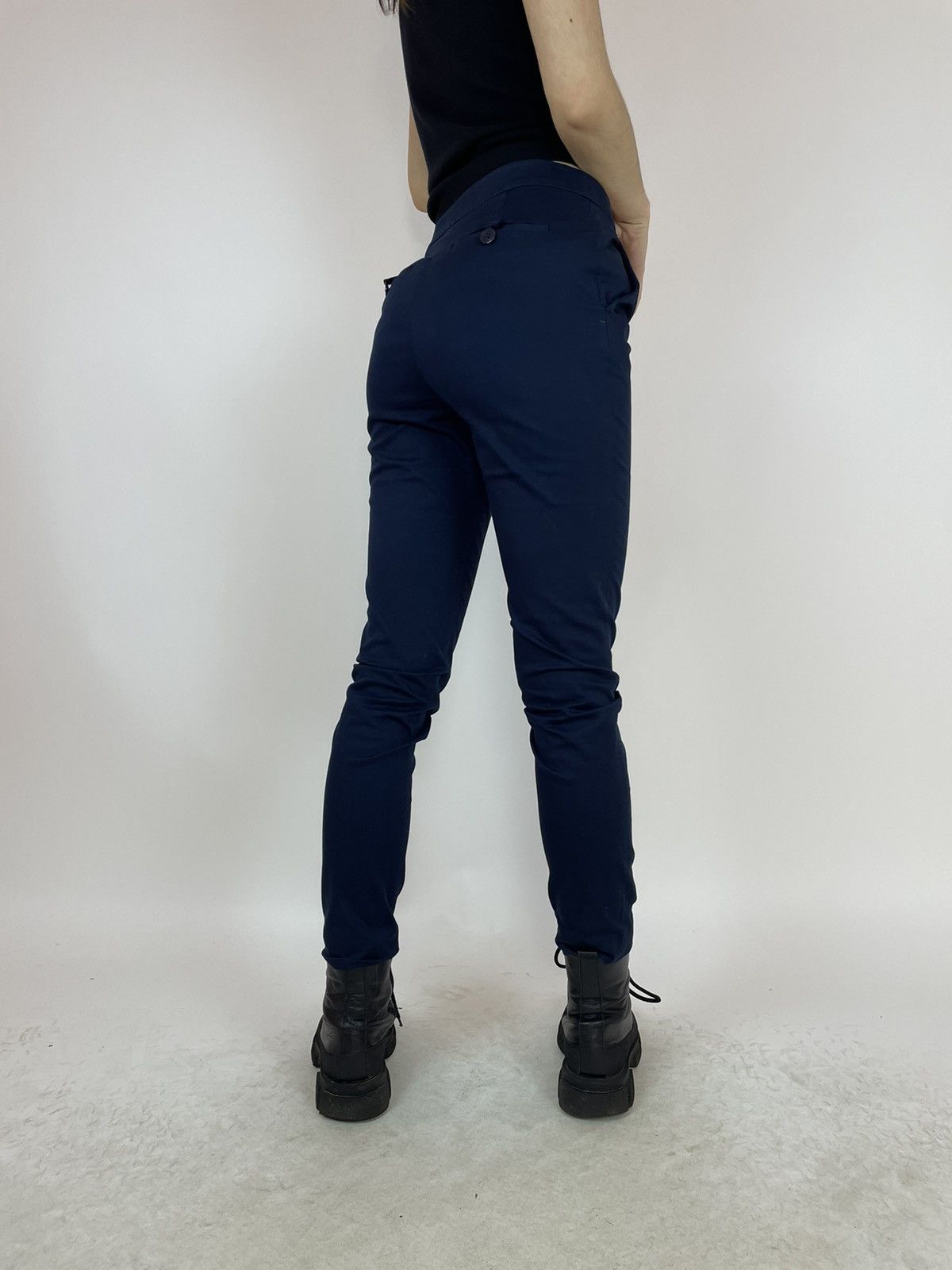 RED Valentino RED VALENTINO WOMENS BLUE cotton dress pants size 40 Size 27" / US 4 / IT 40 - 4 Thumbnail