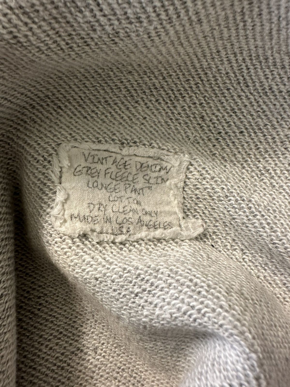 Greg Lauren Levi’s Denim / Fleece Pant Size US 35 - 6 Thumbnail