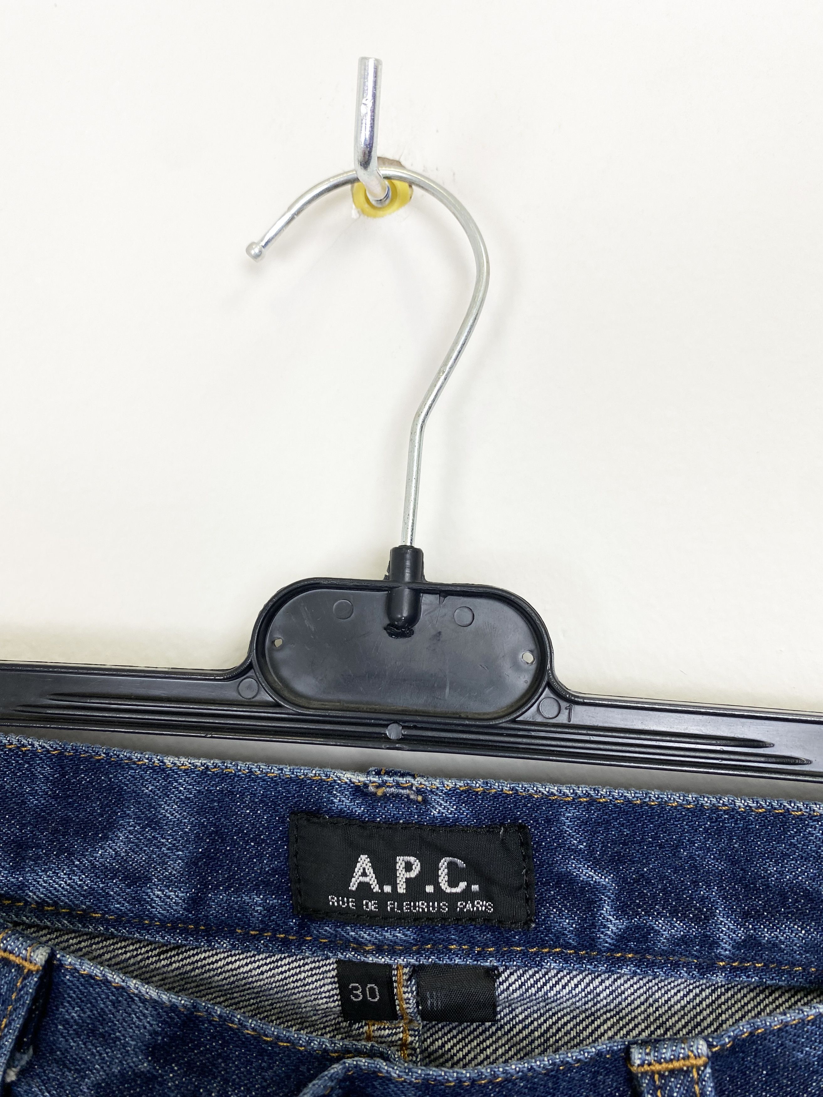 A.P.C. A.P.C. Selvedge Hipster Faded Jeans Size US 30 / EU 46 - 11 Thumbnail