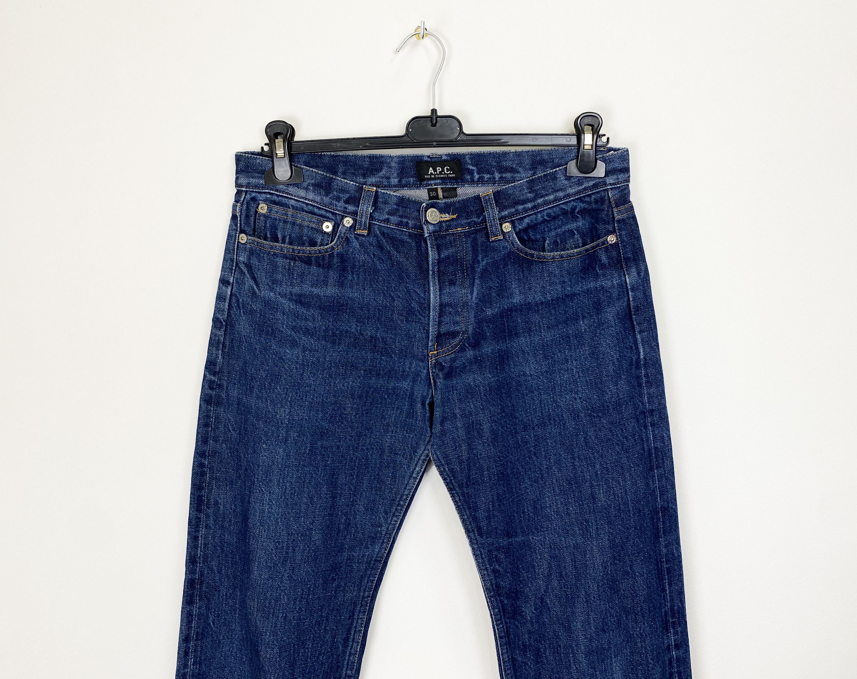 A.P.C. A.P.C. Selvedge Hipster Faded Jeans Size US 30 / EU 46 - 4 Thumbnail