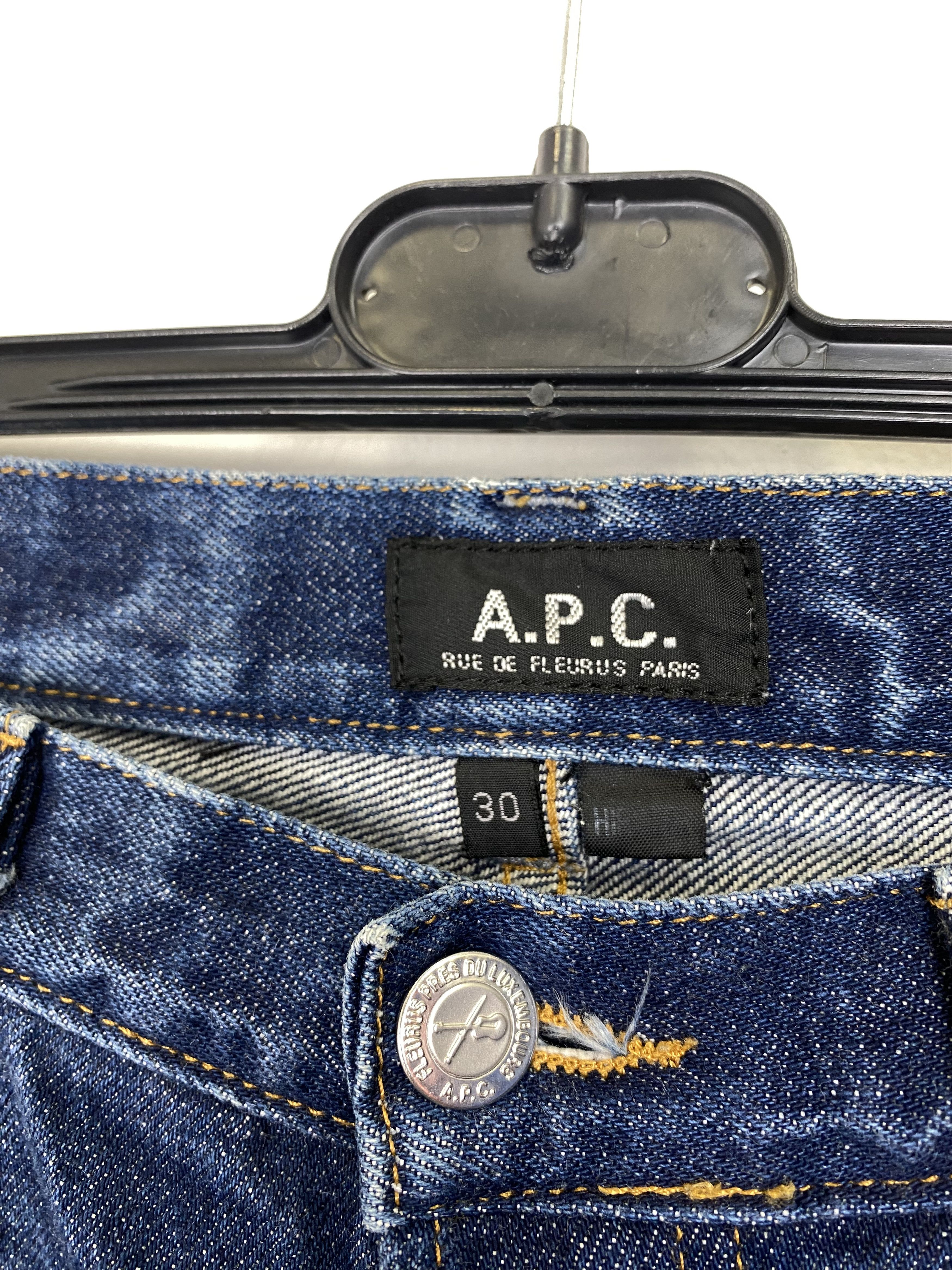A.P.C. A.P.C. Selvedge Hipster Faded Jeans Size US 30 / EU 46 - 12 Thumbnail