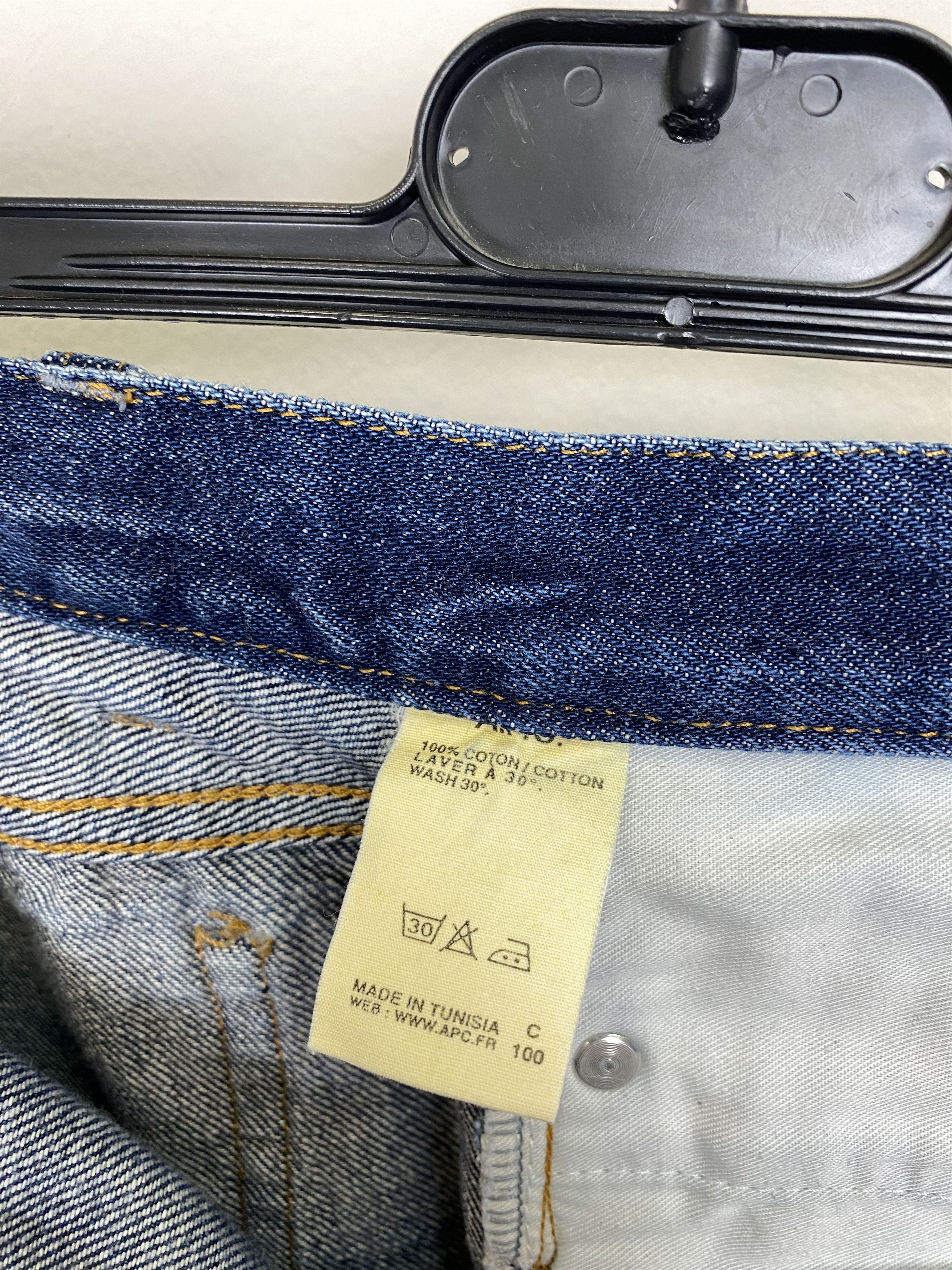 A.P.C. A.P.C. Selvedge Hipster Faded Jeans Size US 30 / EU 46 - 14 Thumbnail