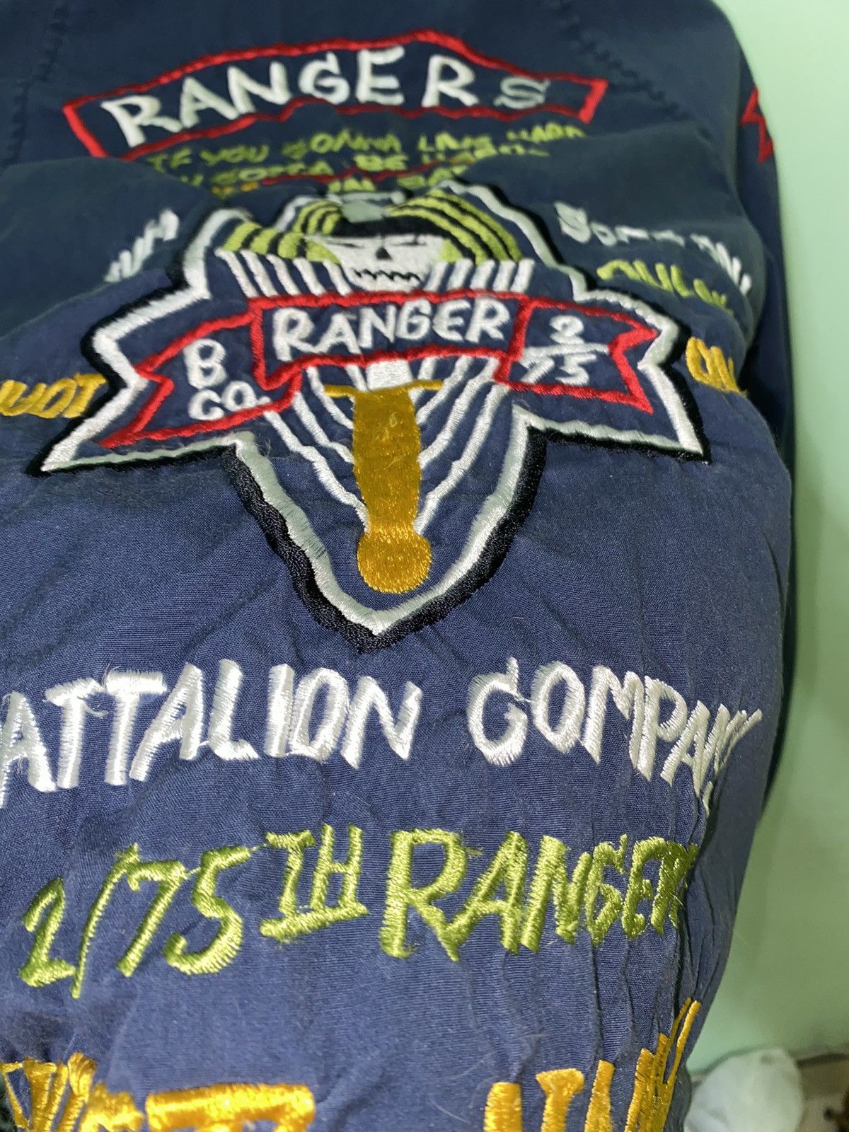 Vintage Rare piece! Vintage US Ranger Army Vietnam Souvenir Jacket Size US S / EU 44-46 / 1 - 17 Thumbnail