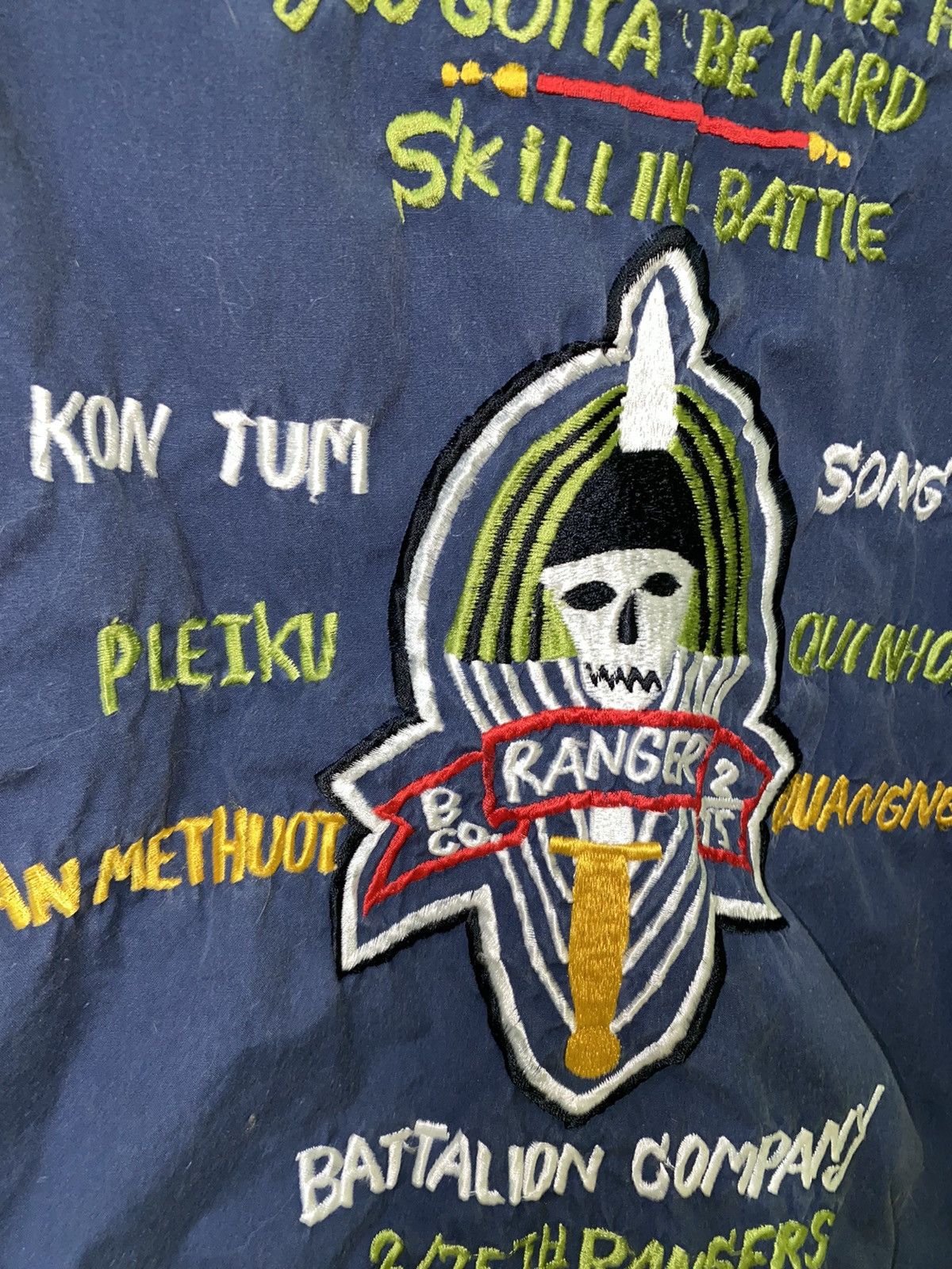Vintage Rare piece! Vintage US Ranger Army Vietnam Souvenir Jacket Size US S / EU 44-46 / 1 - 15 Thumbnail