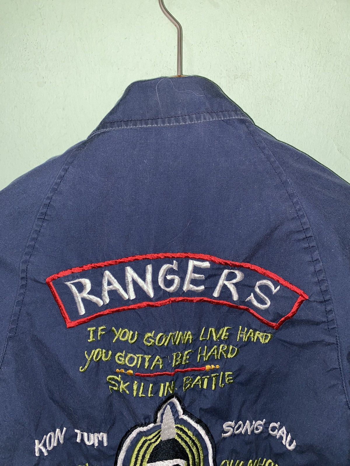 Vintage Rare piece! Vintage US Ranger Army Vietnam Souvenir Jacket Size US S / EU 44-46 / 1 - 12 Thumbnail
