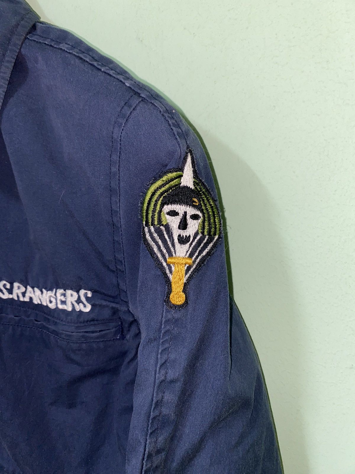 Vintage Rare piece! Vintage US Ranger Army Vietnam Souvenir Jacket Size US S / EU 44-46 / 1 - 7 Thumbnail